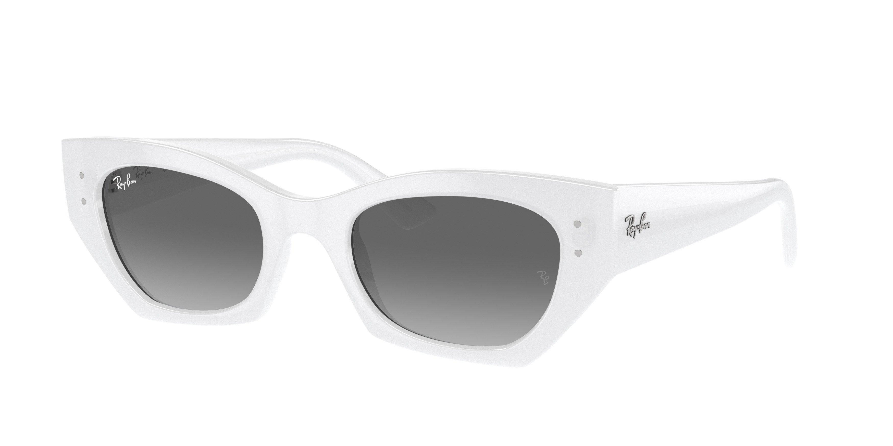 Ray-Ban Zena Sunglasses - WHITE/GREY Thumbnail View 1