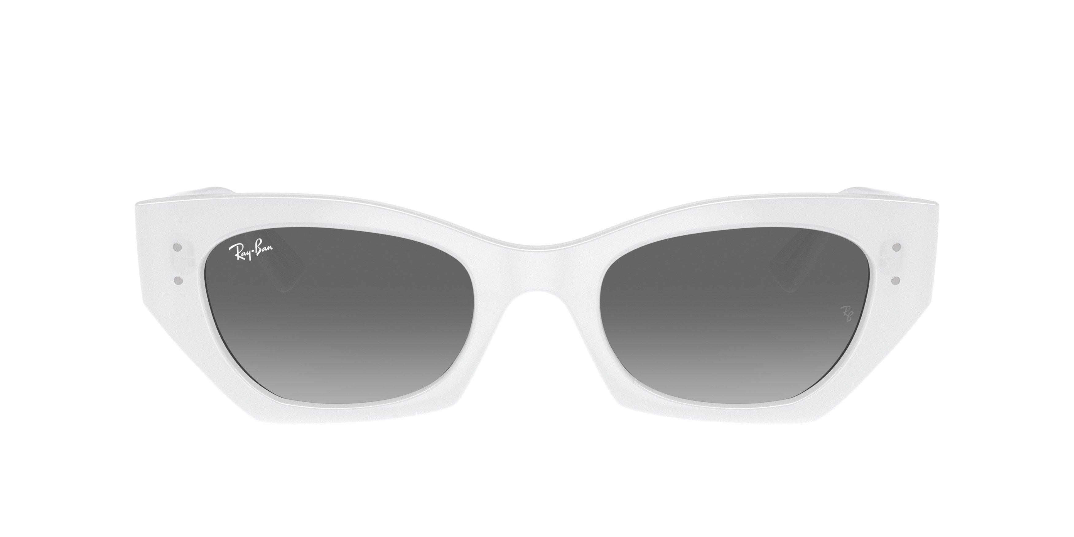 Ray-Ban Zena Sunglasses - WHITE/GREY Thumbnail View 3