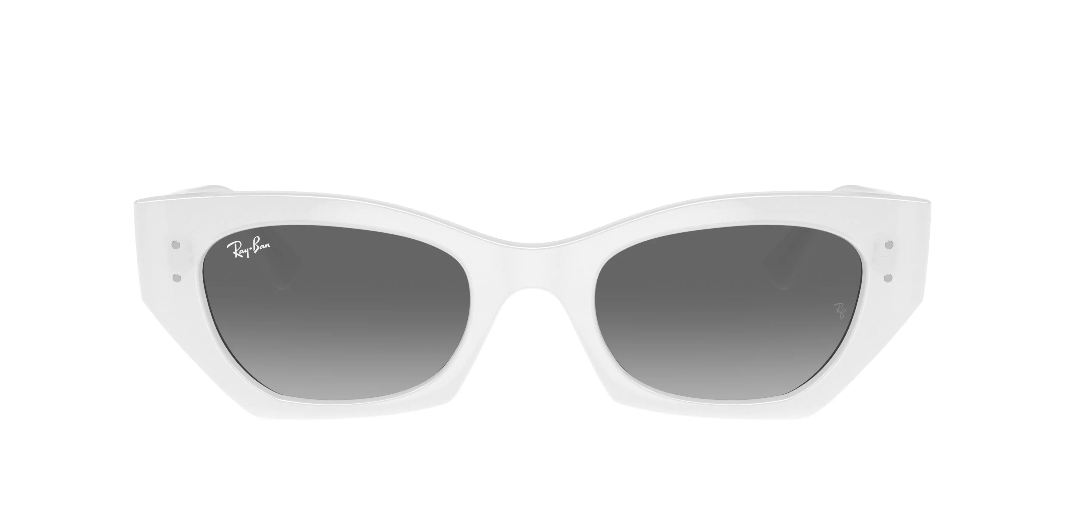 Ray-Ban Zena Sunglasses - WHITE/GREY
