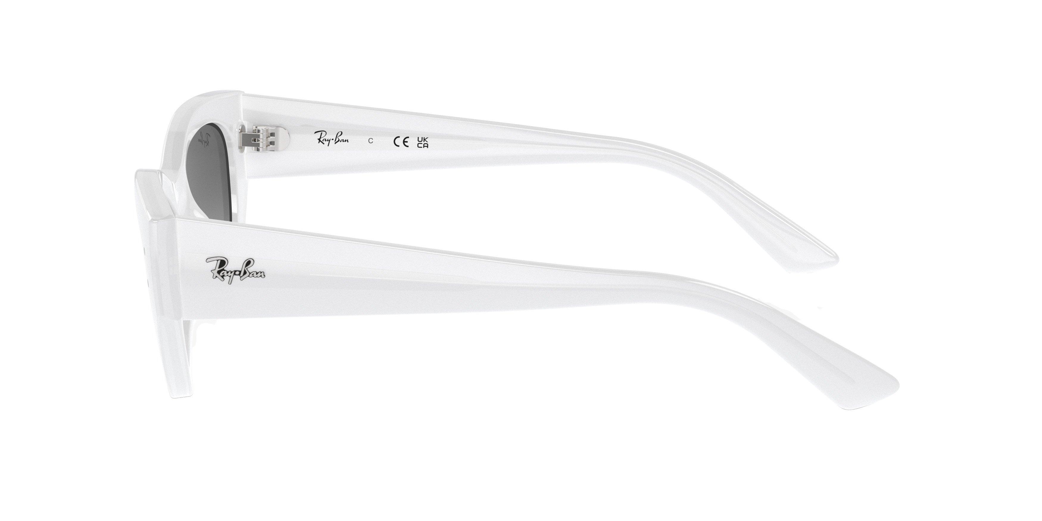 Ray-Ban Zena Sunglasses - WHITE/GREY Thumbnail View 5