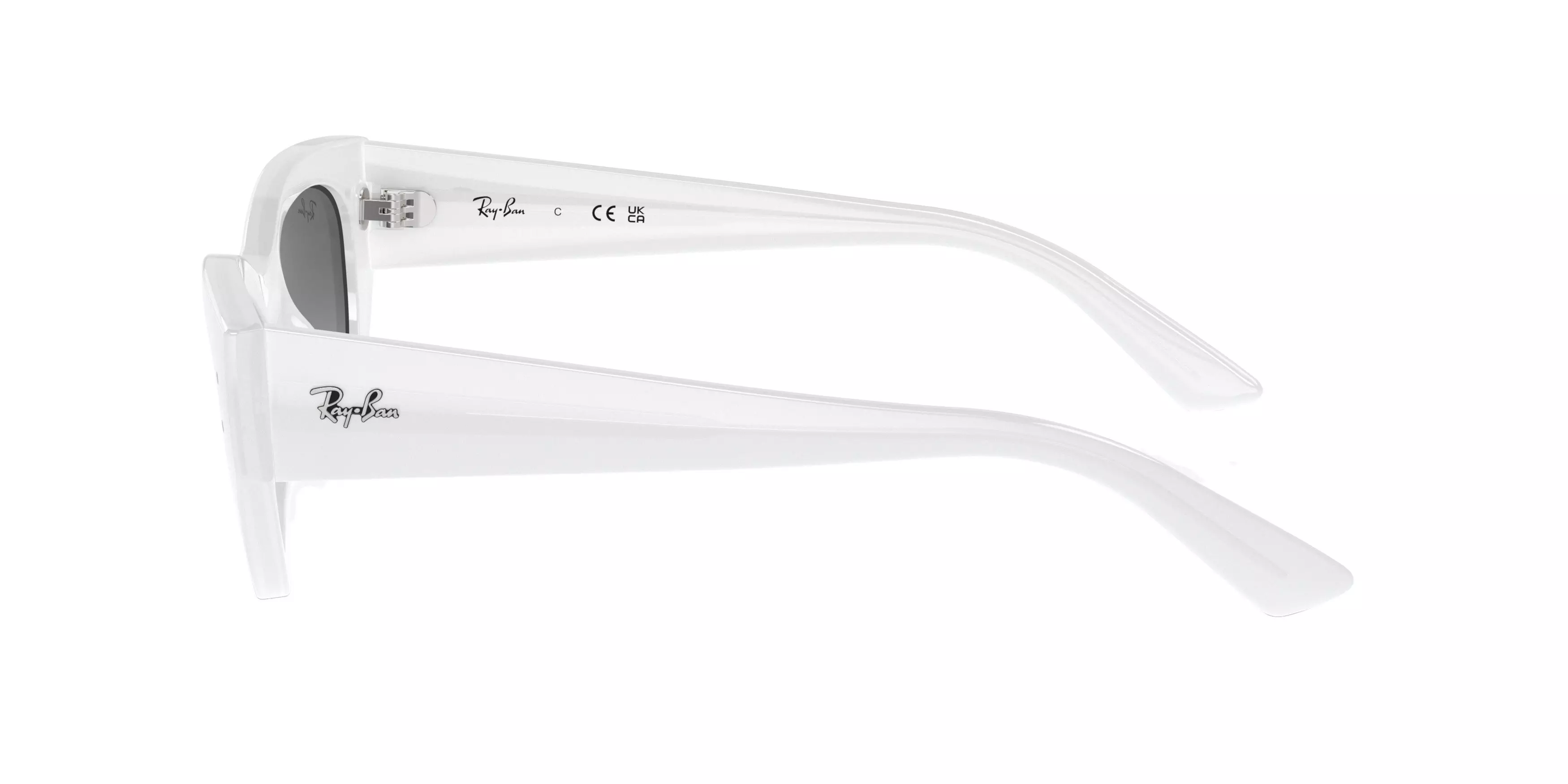 Ray-Ban Zena Sunglasses - WHITE/GREY