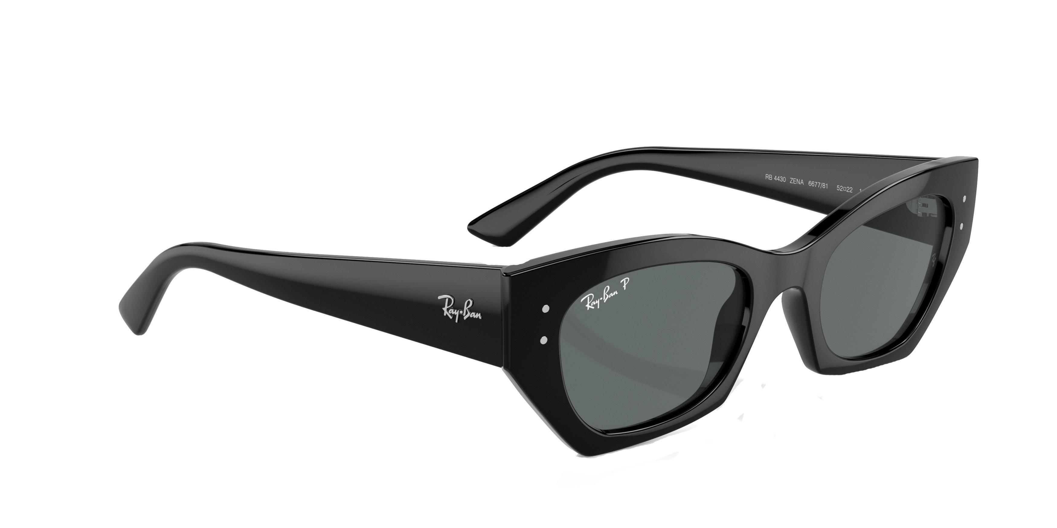 Ray-Ban Zena Sunglasses - BLACK/GREY Thumbnail View 4