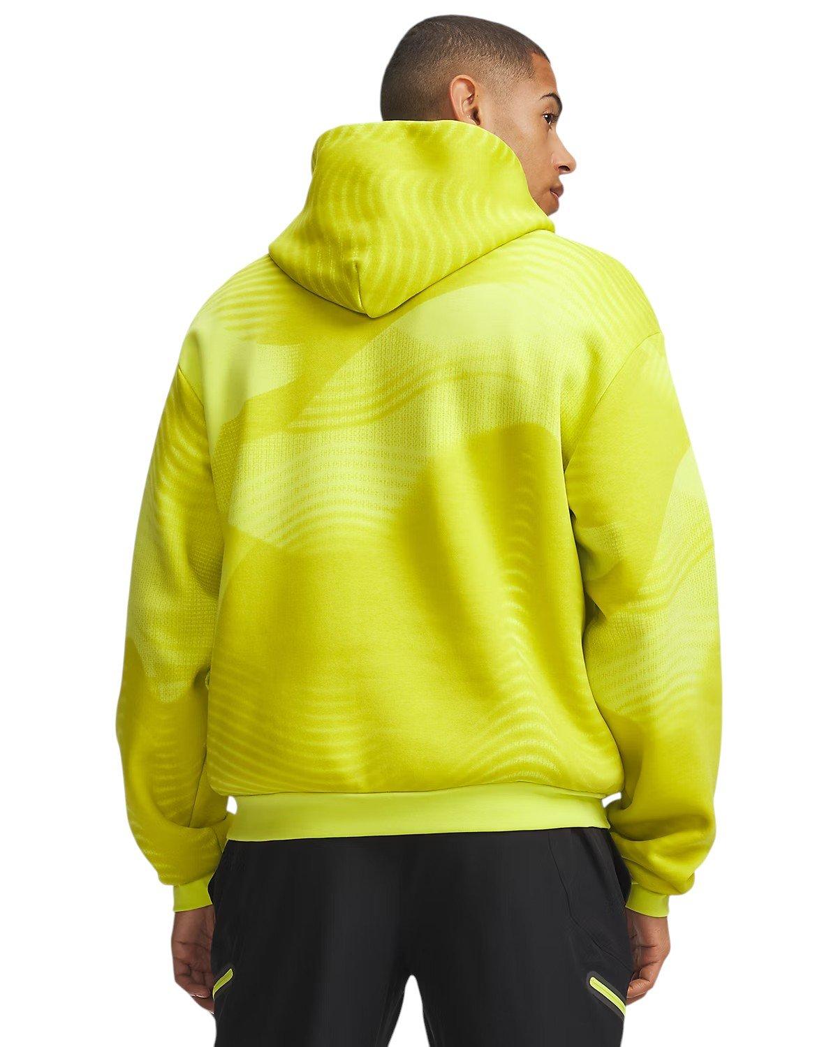 Under Armour Men's Icon Fleece Printed Hoodie - Yellow - YELLOW