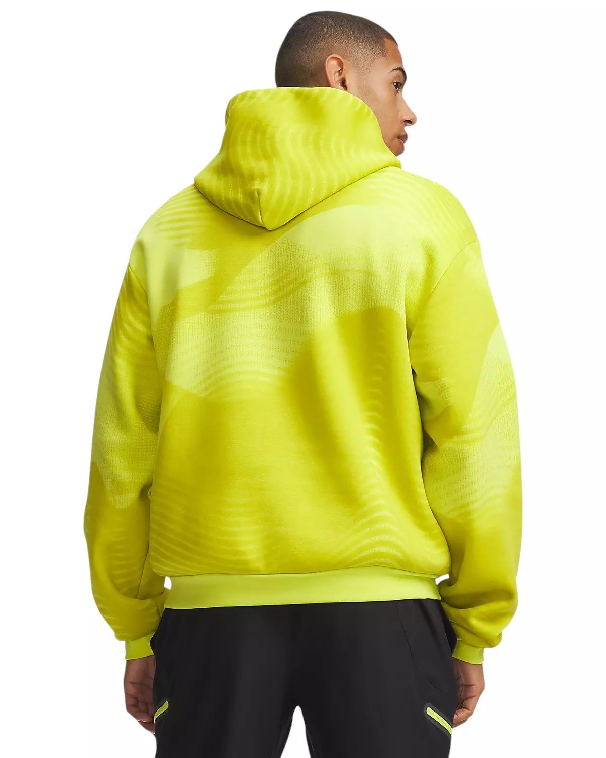 Under Armour Men's Icon Fleece Printed Hoodie - Yellow - YELLOW