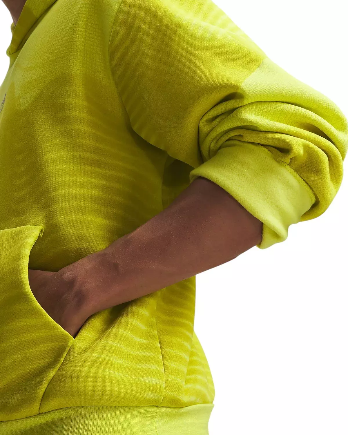 Under Armour Men's Icon Fleece Printed Hoodie - Yellow - YELLOW