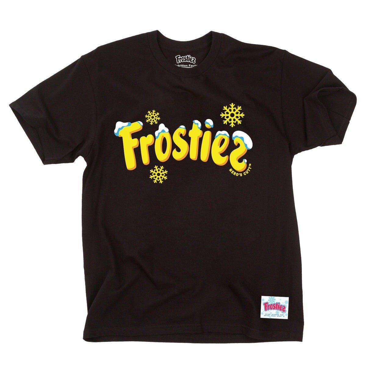 Frostiez Men's Ice Box Tee Shirt-Black - BLACK Thumbnail View 1