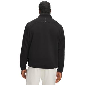 Under Armour men's Unstoppable Fleece 1/2-Zip Sweatshirt - Black - BLACK