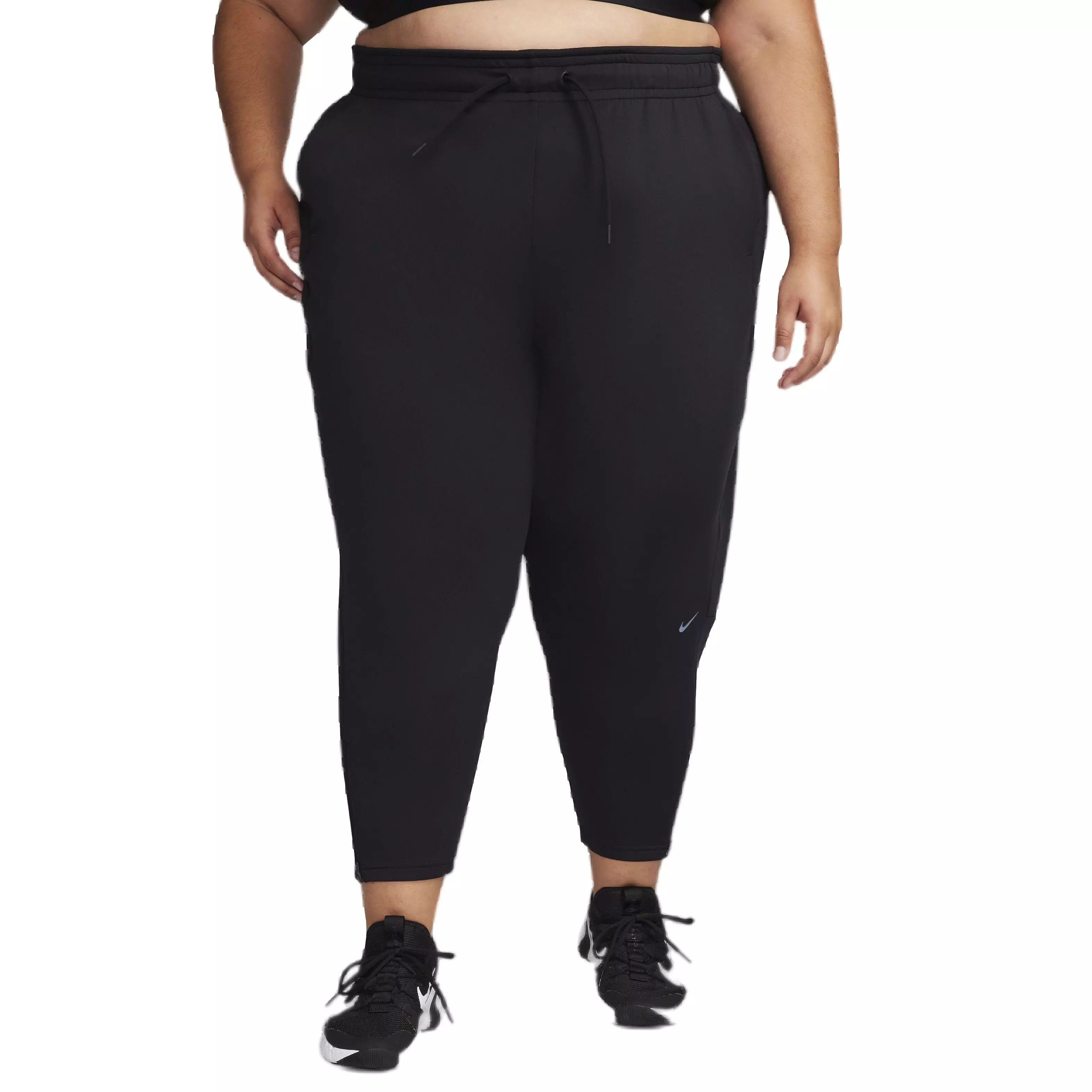 Nike Women's Dri-FIT Prima 7/8 High-Waisted Training Pants -Black - BLACK