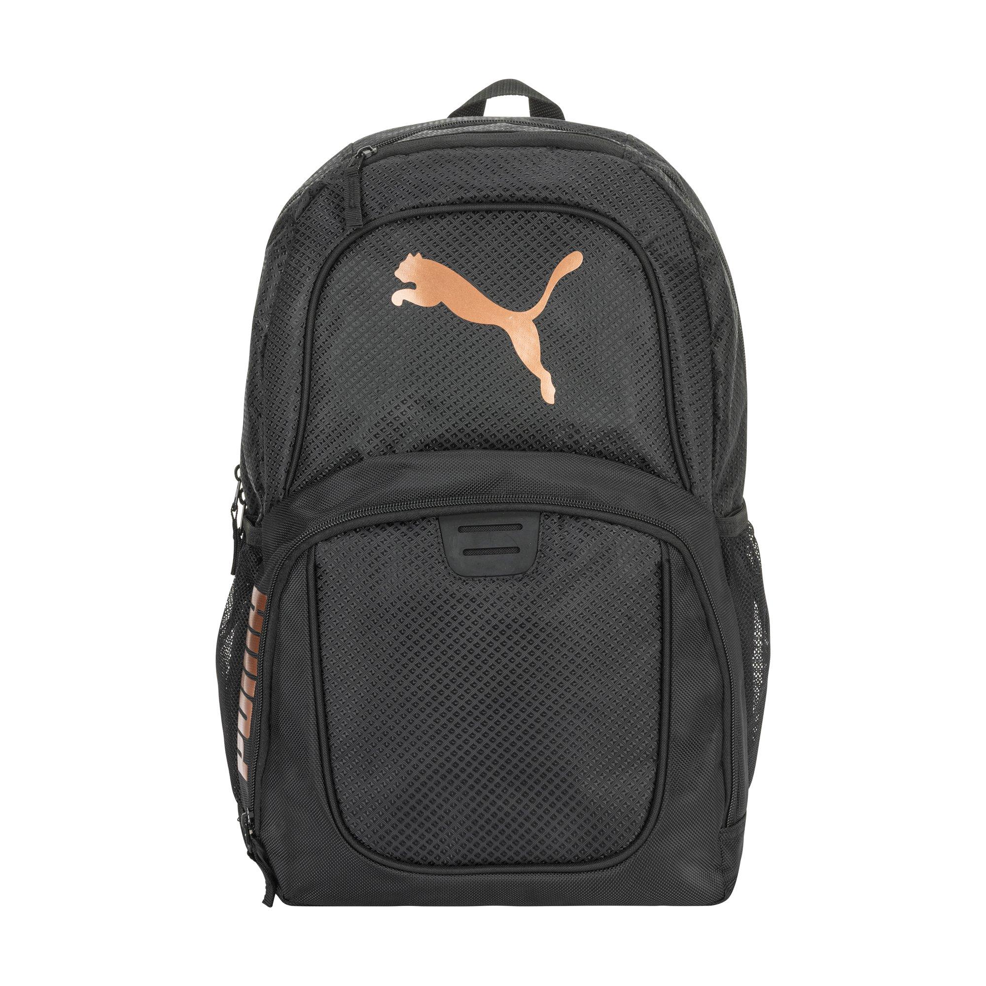 PUMA Unisex Evercat Contender 3.0 Backpack - BLACK/GOLD Thumbnail View 1