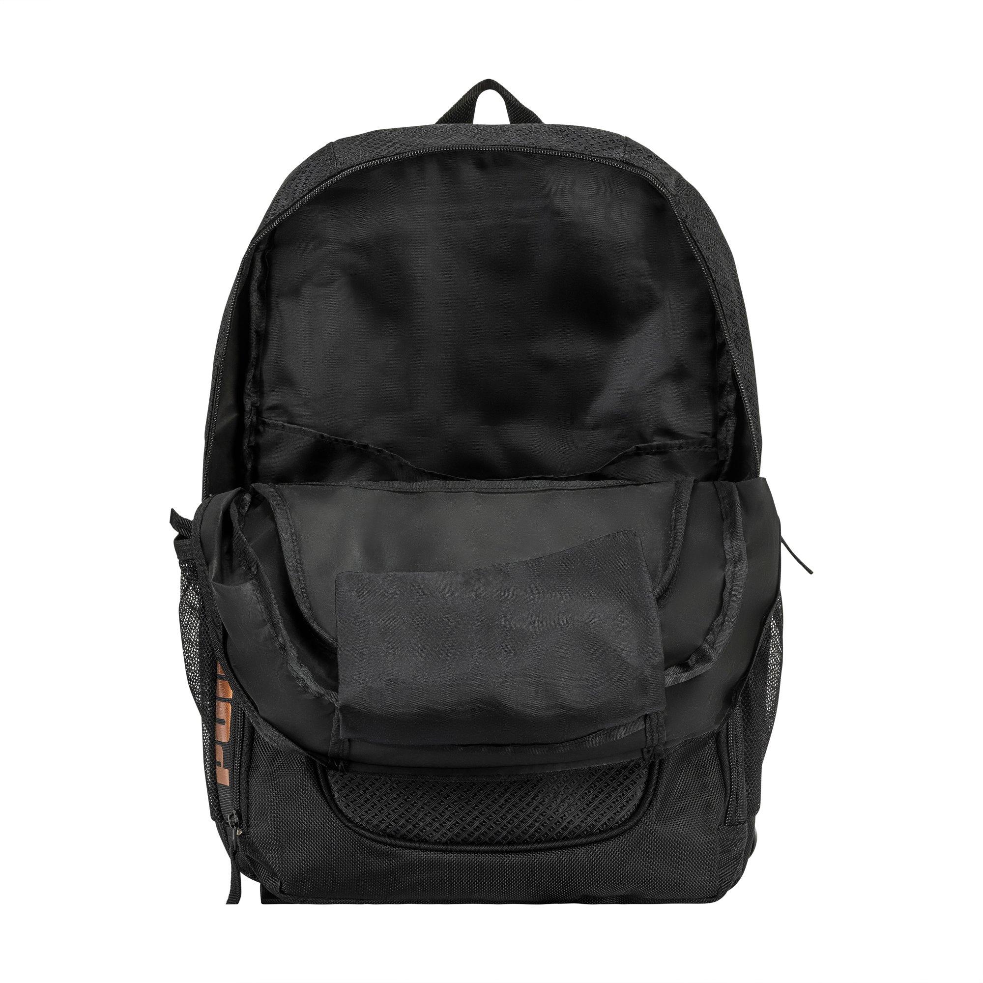 PUMA Unisex Evercat Contender 3.0 Backpack - BLACK/GOLD Thumbnail View 4