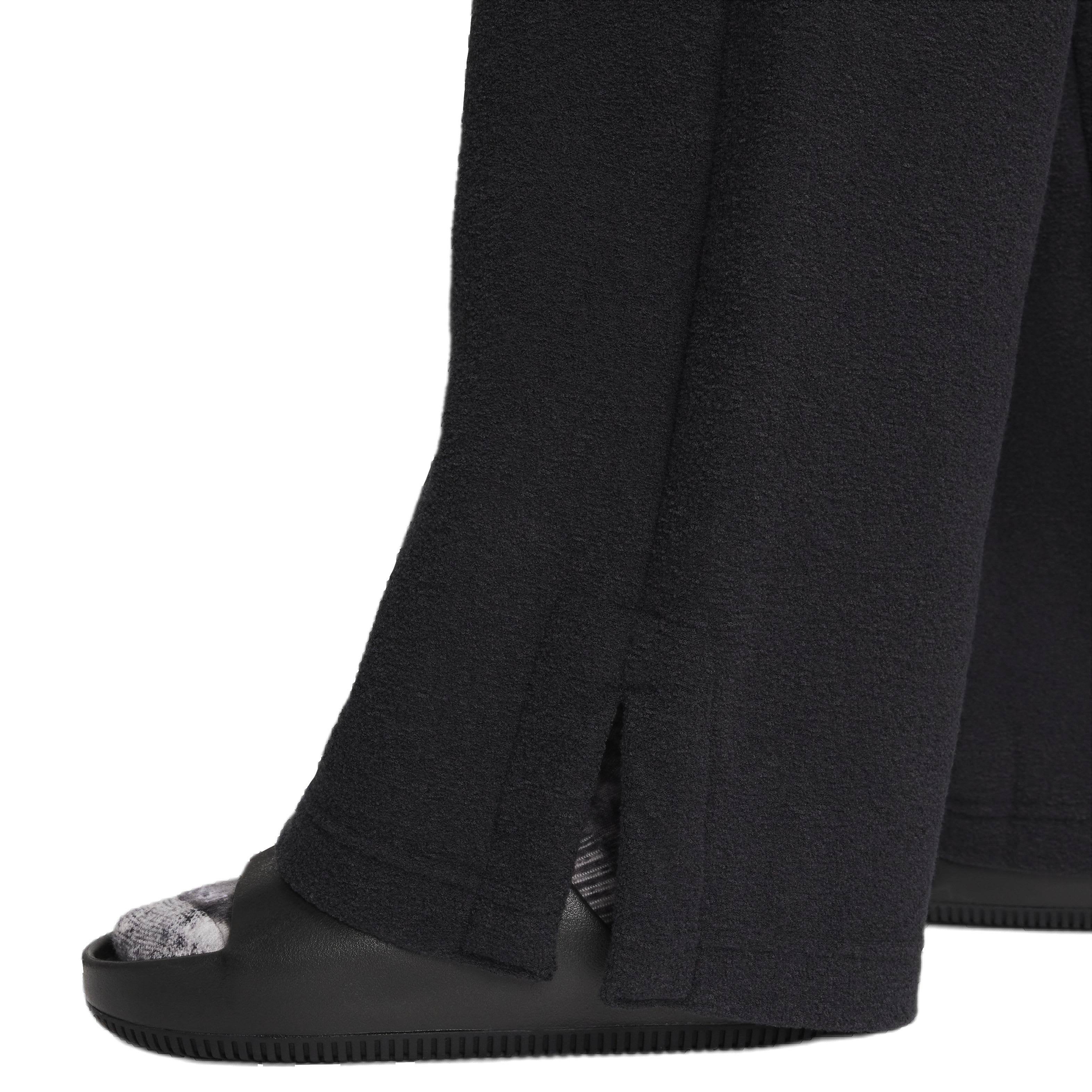 Nike Women's Sportswear Phoenix Plush High-Waisted Wide-leg Cozy Fleece Pants - BLACK Thumbnail View 5