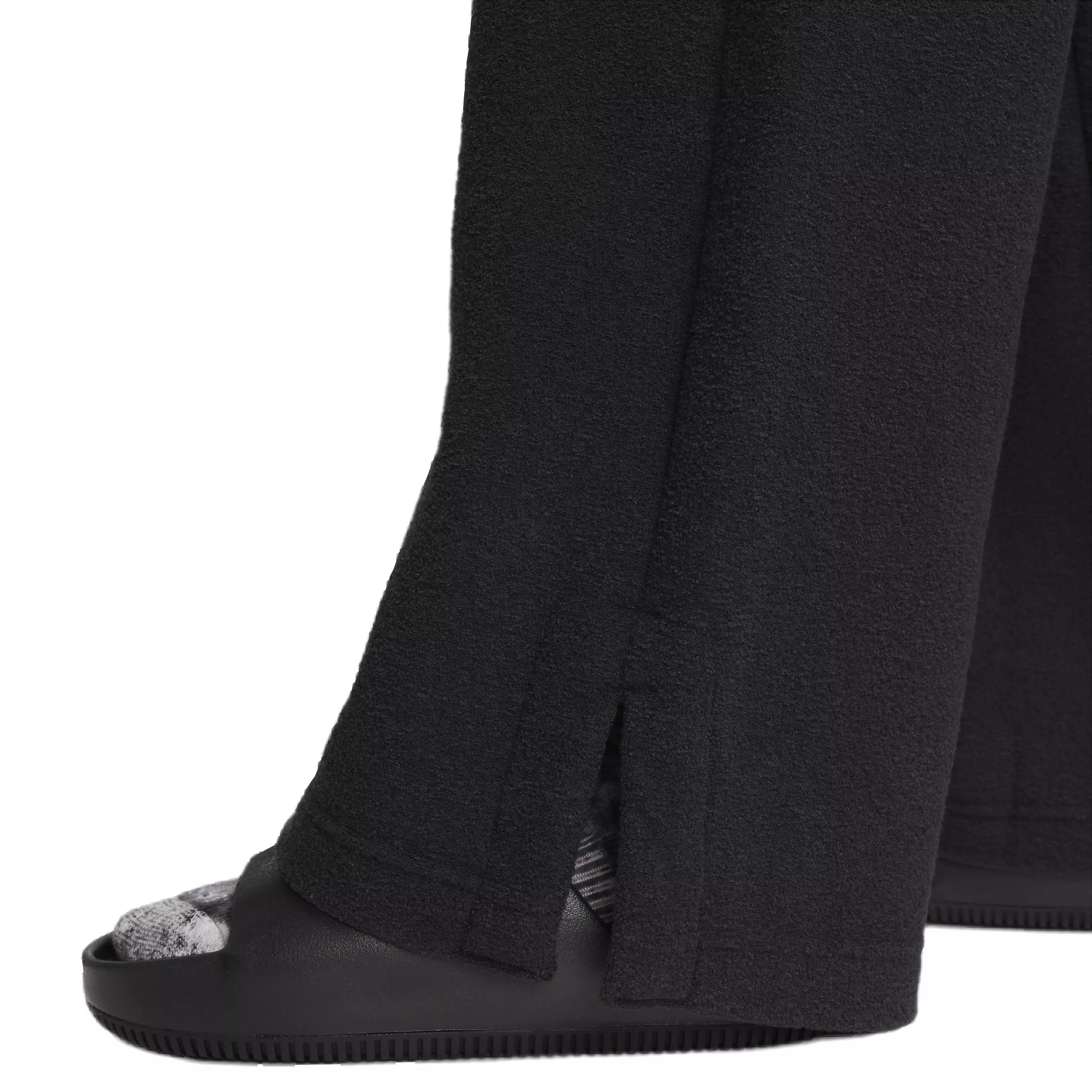 Nike Women's Sportswear Phoenix Plush High-Waisted Wide-leg Cozy Fleece Pants - BLACK