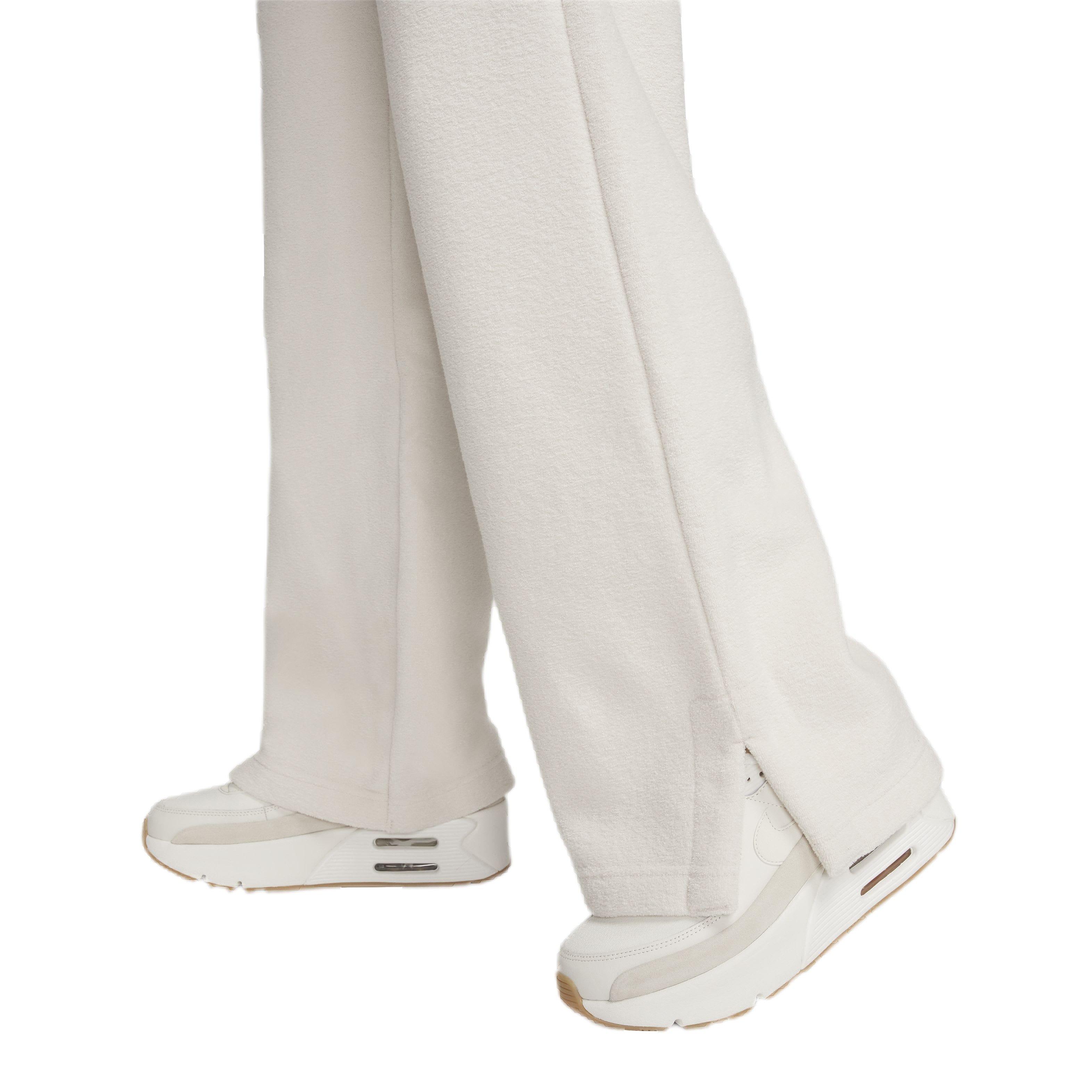 Nike Women's Sportswear Phoenix Plush High-Waisted Wide-leg Cozy Fleece Pants - BROWN Thumbnail View 6