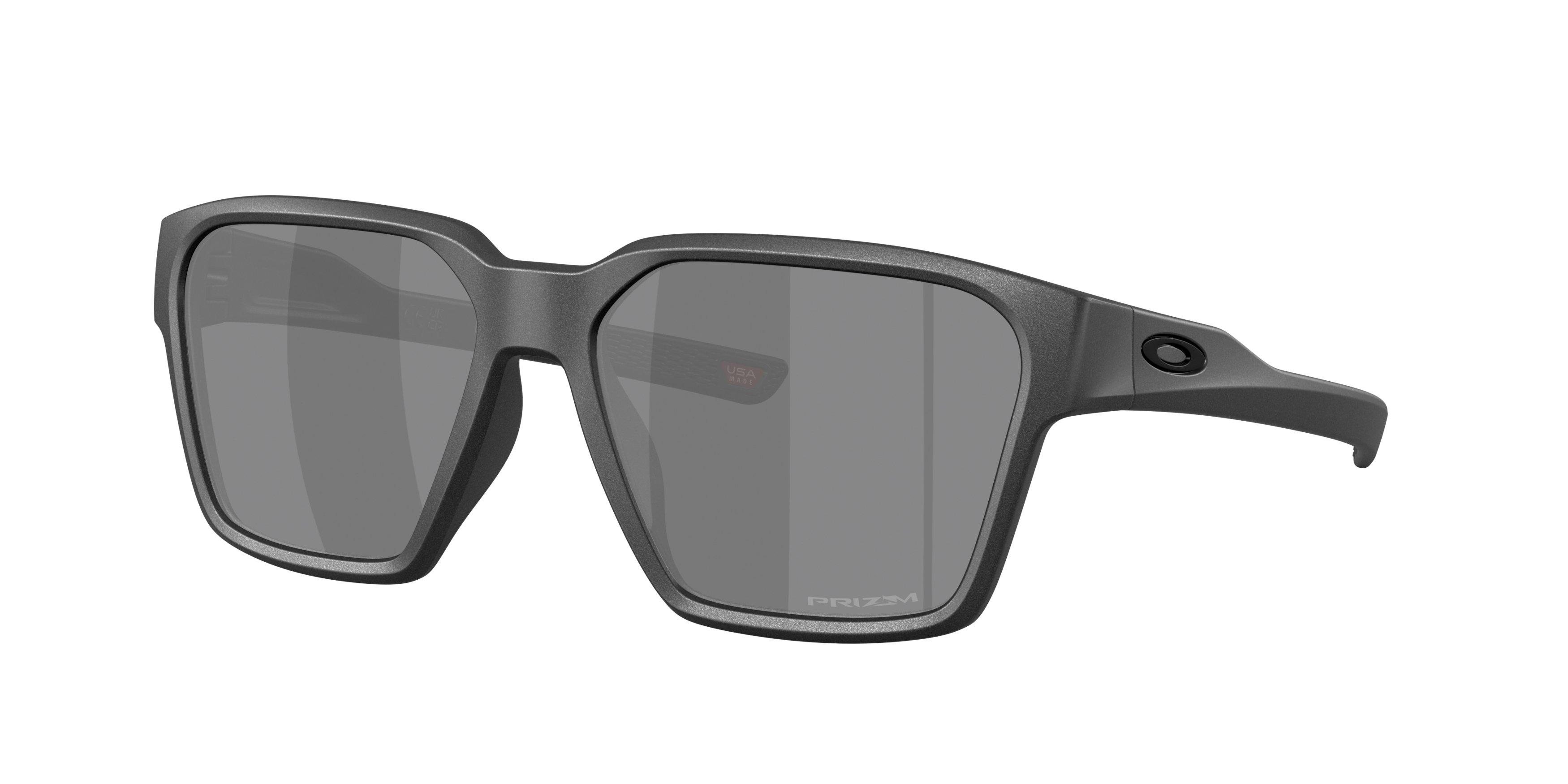 Oakley Briza Prizm Black Iridium Sunglasses &ndash; Steel - SILVER/BLACK Thumbnail View 1