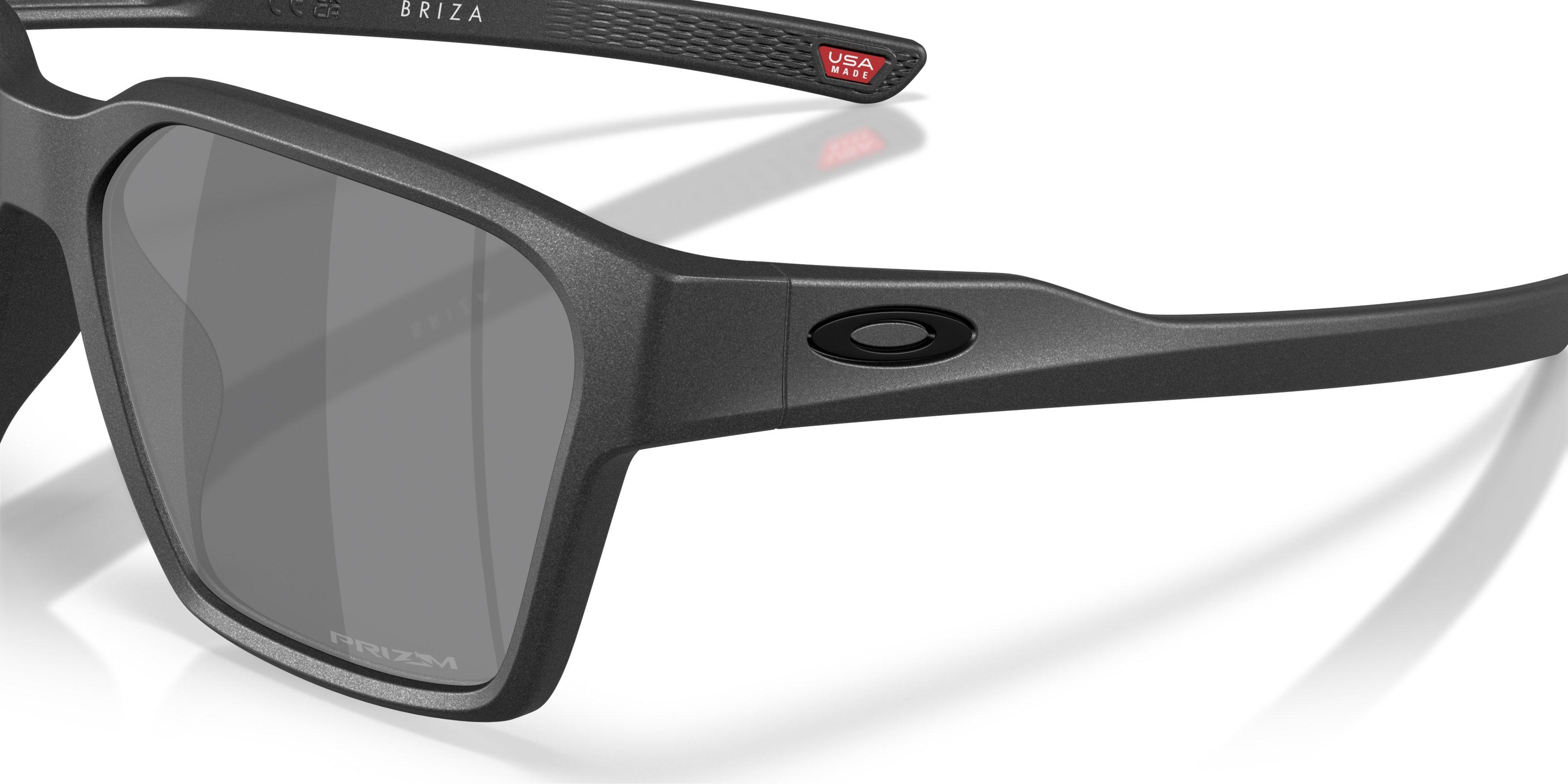 Oakley Briza Prizm Black Iridium Sunglasses &ndash; Steel - SILVER/BLACK Thumbnail View 4