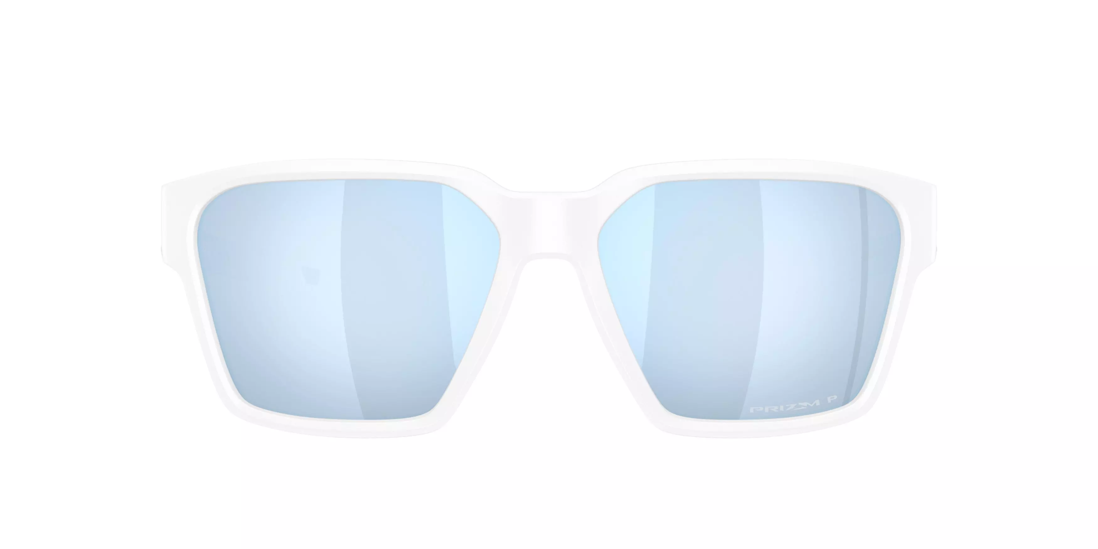 Oakley Briza Prizm Deep Water Polarized Sunglasses – Matte White - WHITE/BLUE