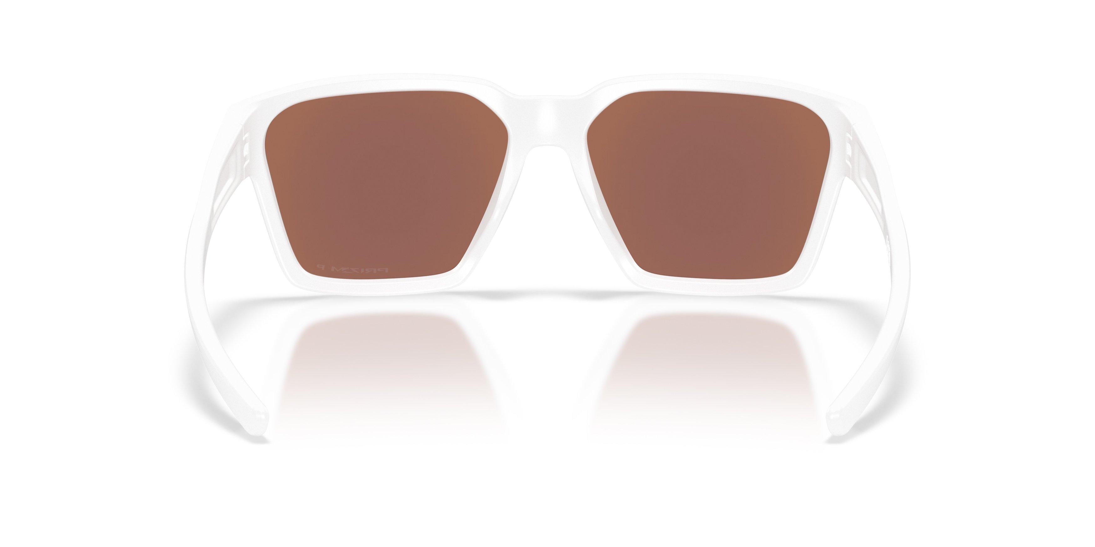 Oakley Briza Prizm Deep Water Polarized Sunglasses &ndash; Matte White - WHITE/BLUE Thumbnail View 3