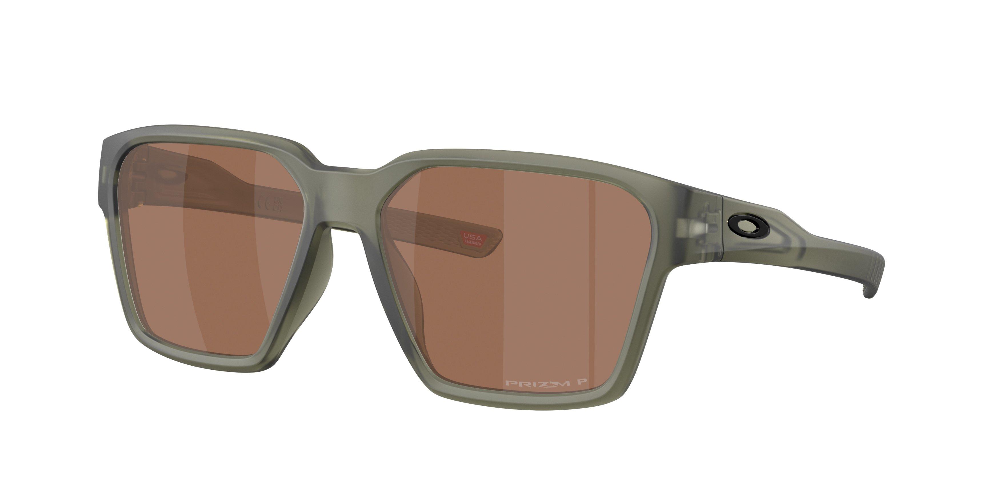 Oakley Briza Prizm Tungsten Polarized Sunglasses &ndash; Matte Olive Ink - OLIVE Thumbnail View 1