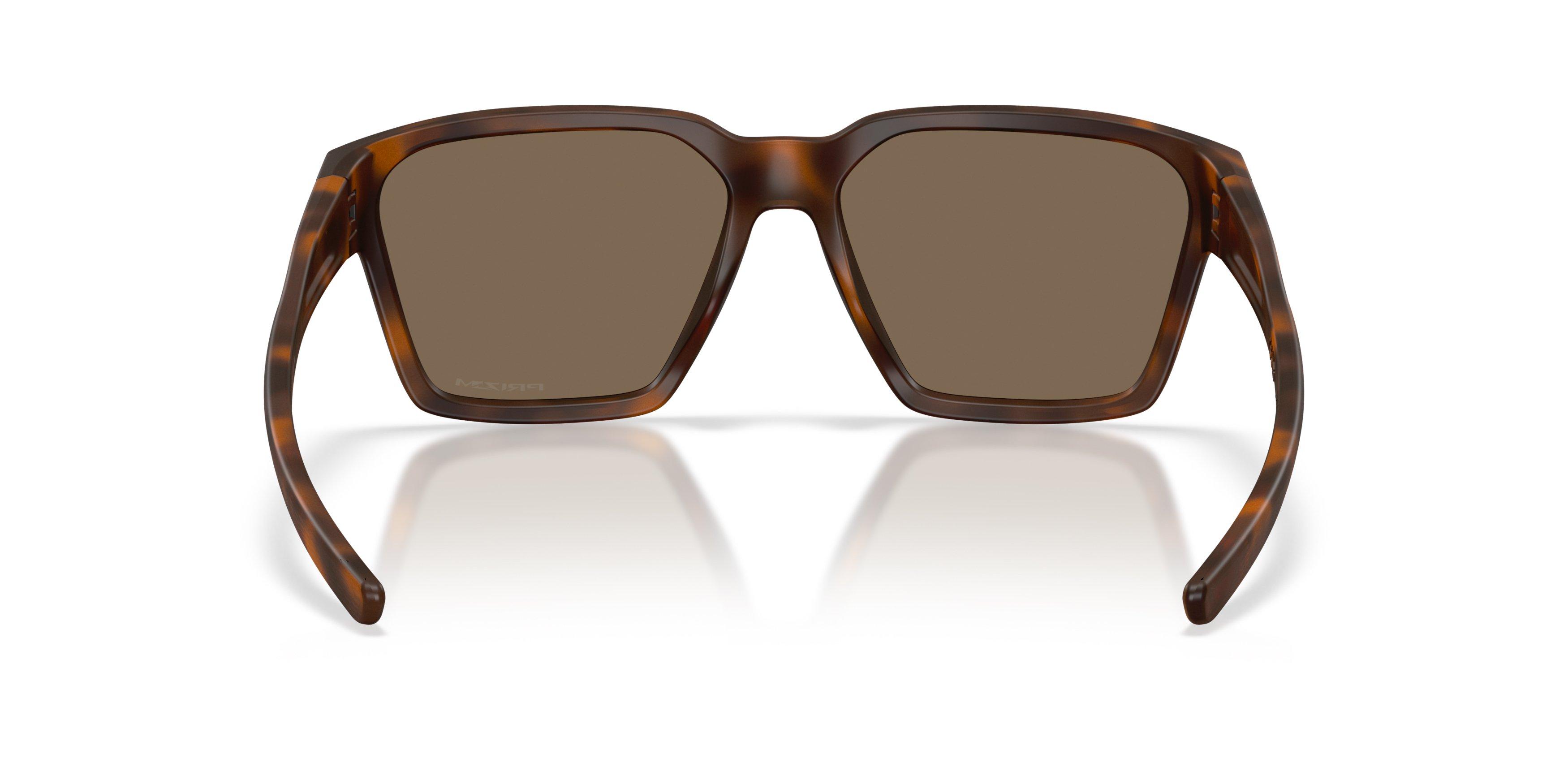 Oakley Briza Prizm Rose Gold Sunglasses &ndash; Matte Tortoise Dark Amber - ORANGE Thumbnail View 3