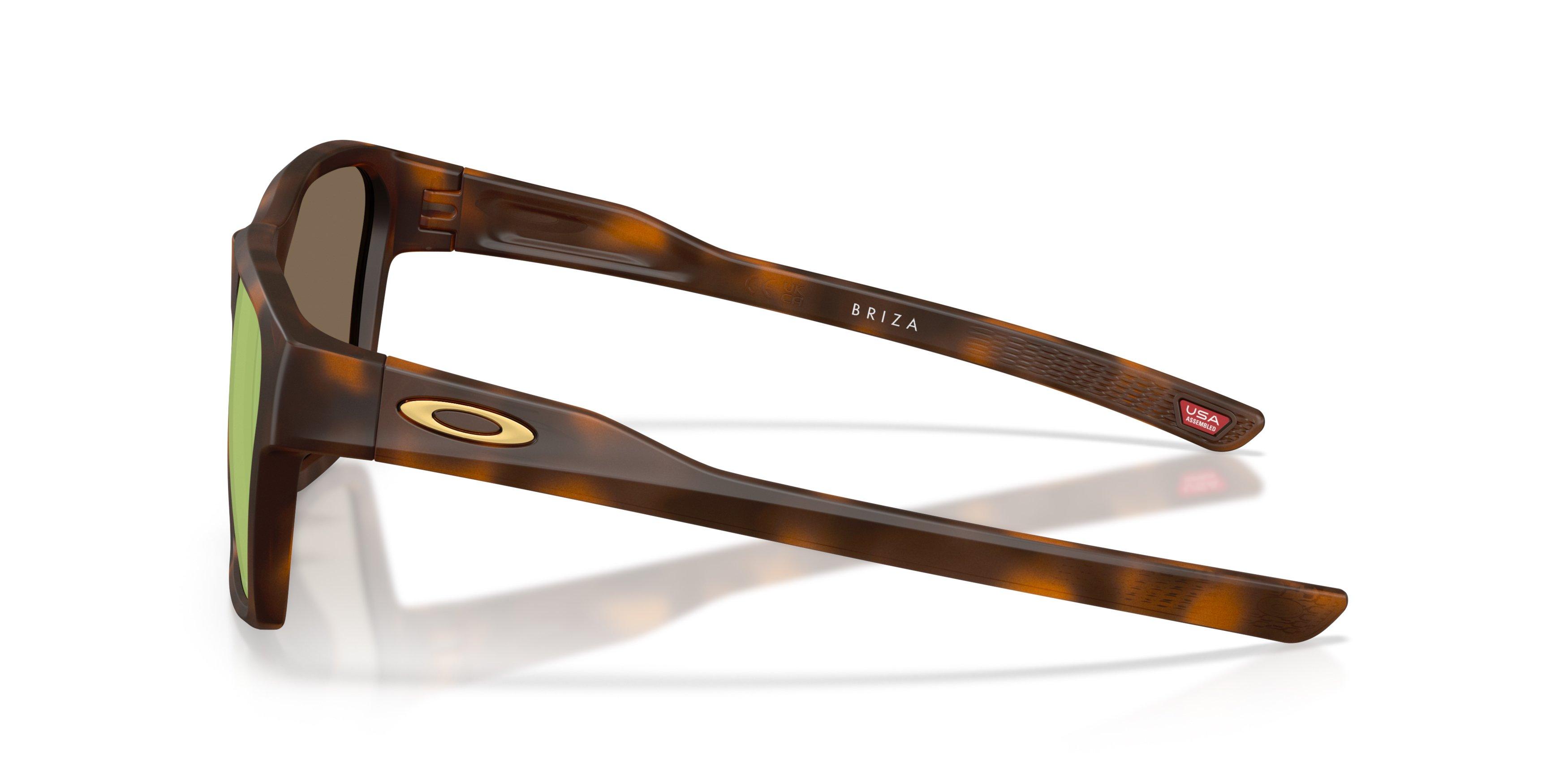 Oakley Briza Prizm Rose Gold Sunglasses &ndash; Matte Tortoise Dark Amber - ORANGE Thumbnail View 6