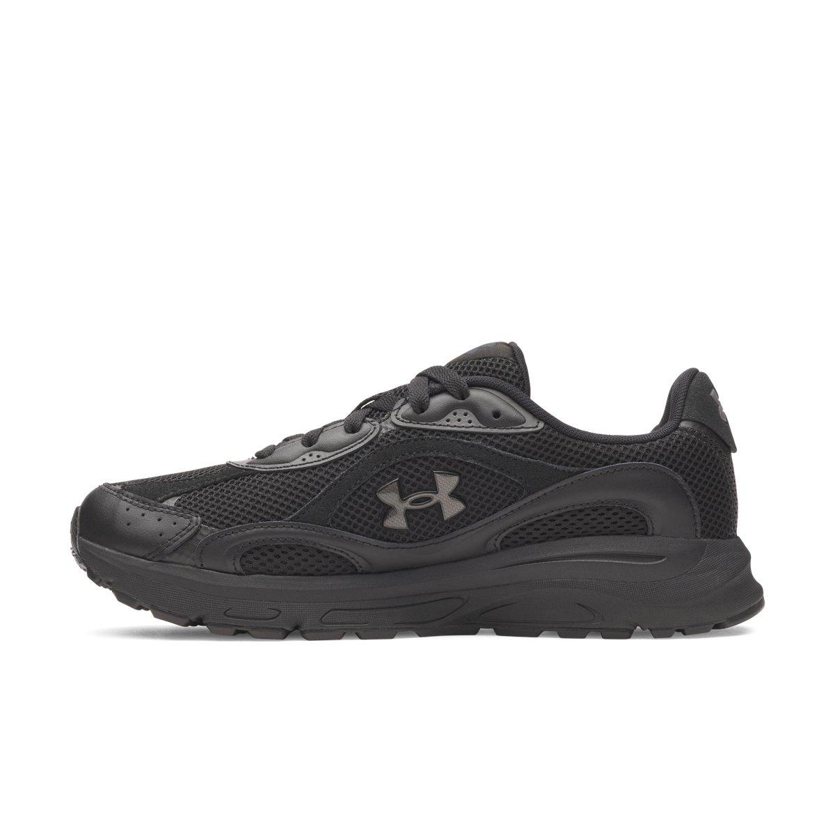Under Armour Tech Runner "Black/Black/Metallic Black" Men's Running Shoe - BLACK/BLACK/BLACK Thumbnail View 2