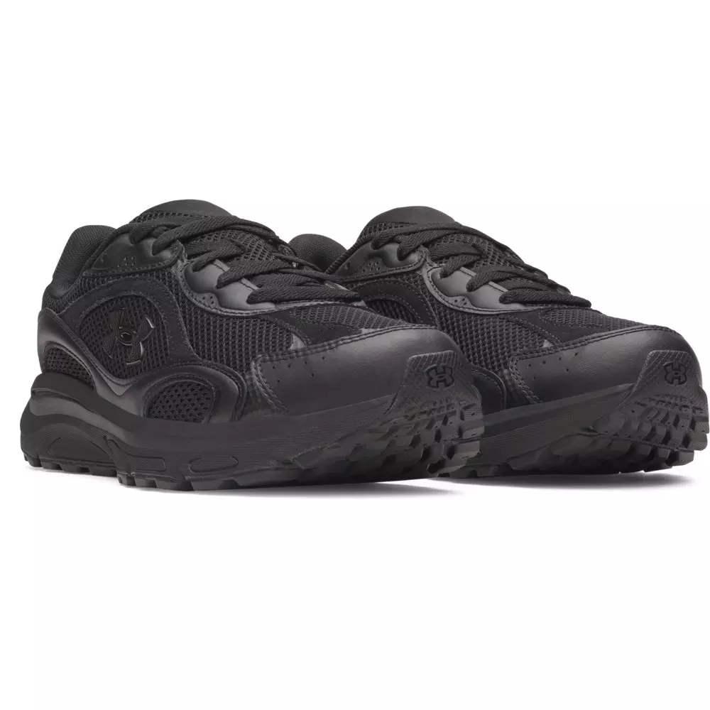 Under Armour Tech Runner "Black/Black/Metallic Black" Men's Running Shoe - BLACK/BLACK/BLACK