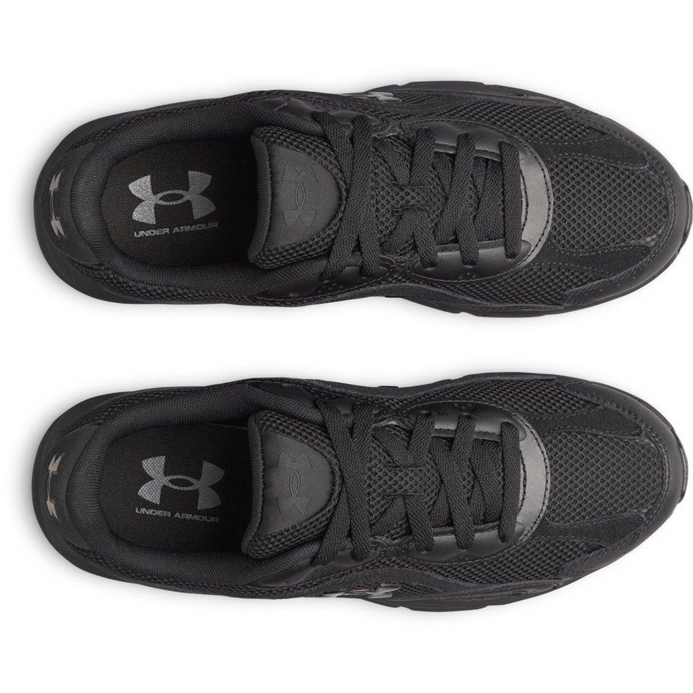 Under Armour Tech Runner "Black/Black/Metallic Black" Men's Running Shoe - BLACK/BLACK/BLACK Thumbnail View 4