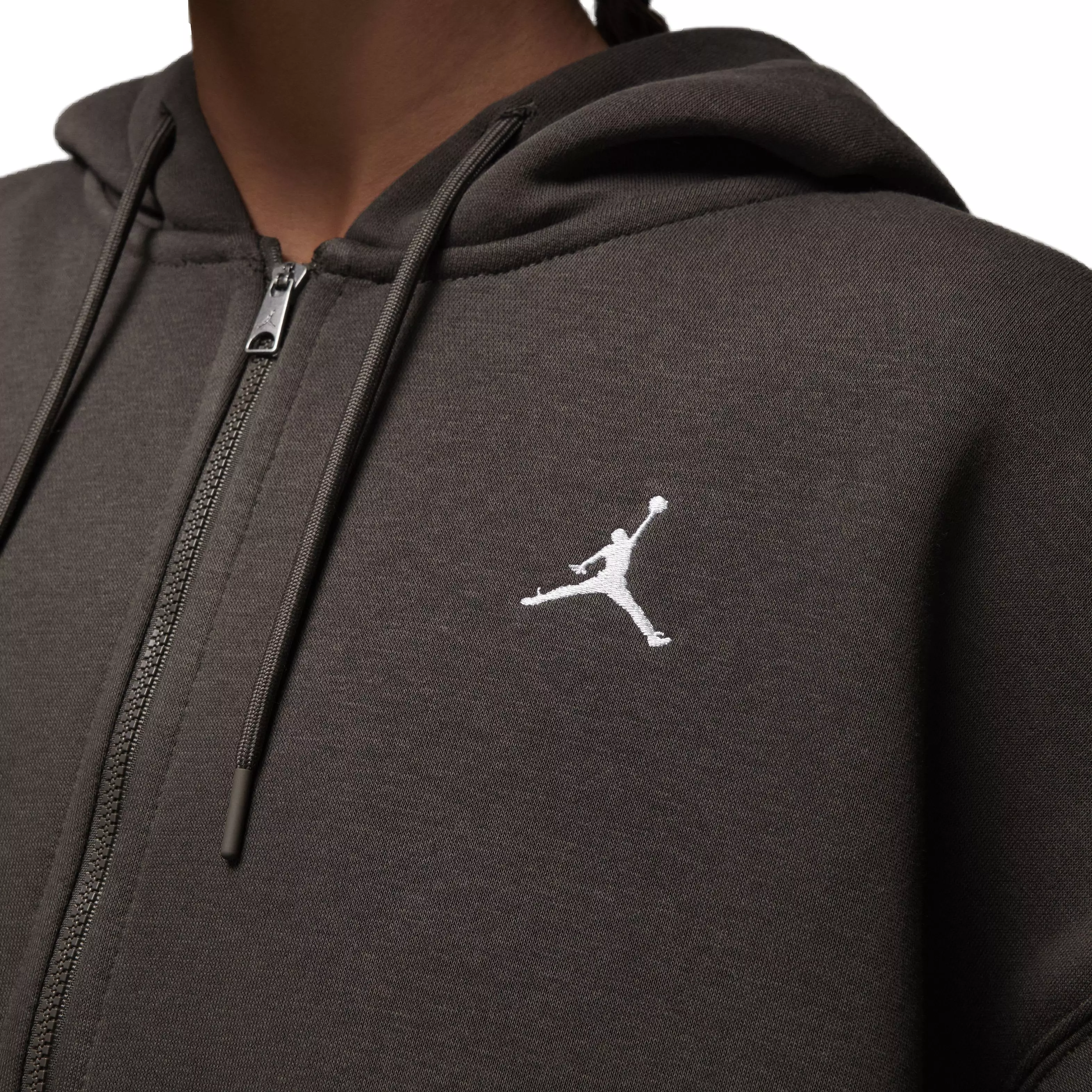 Jordan Women's Brooklyn Fleece Full-Zip Jacket -Brown - BROWN