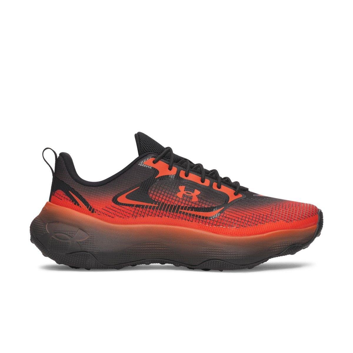 Under Armour Pulse "Black/Dark Orange" Men's Running Shoe - BLACK/ORANGE