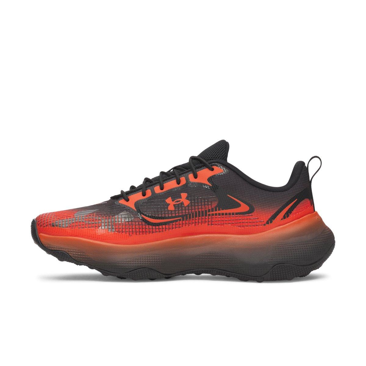 Under Armour Pulse "Black/Dark Orange" Men's Running Shoe - BLACK/ORANGE
