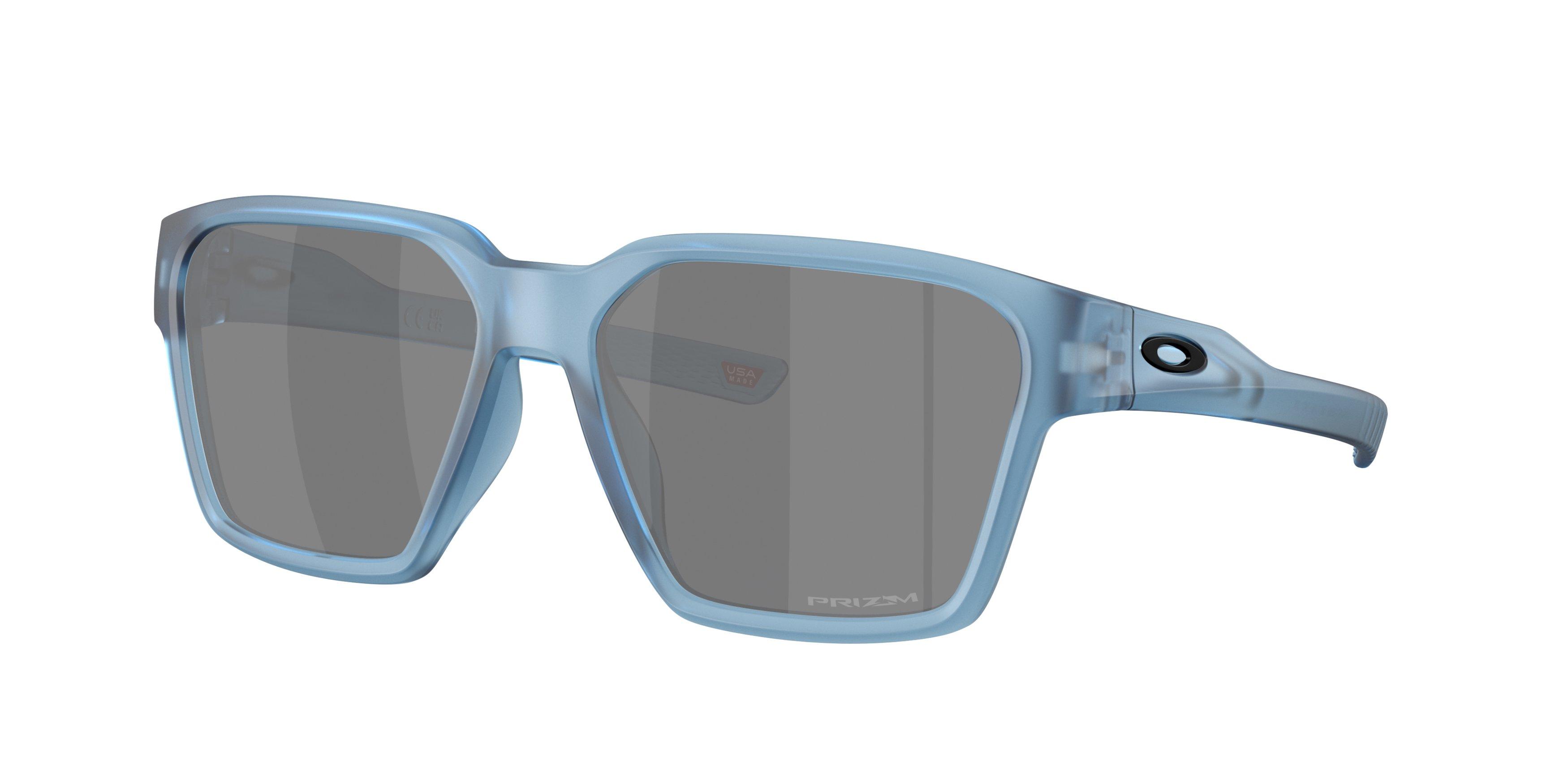 Oakley Briza Prizm Black Iridium Sunglasses &ndash; Matte Transparent Stonewash - BLUE Thumbnail View 1