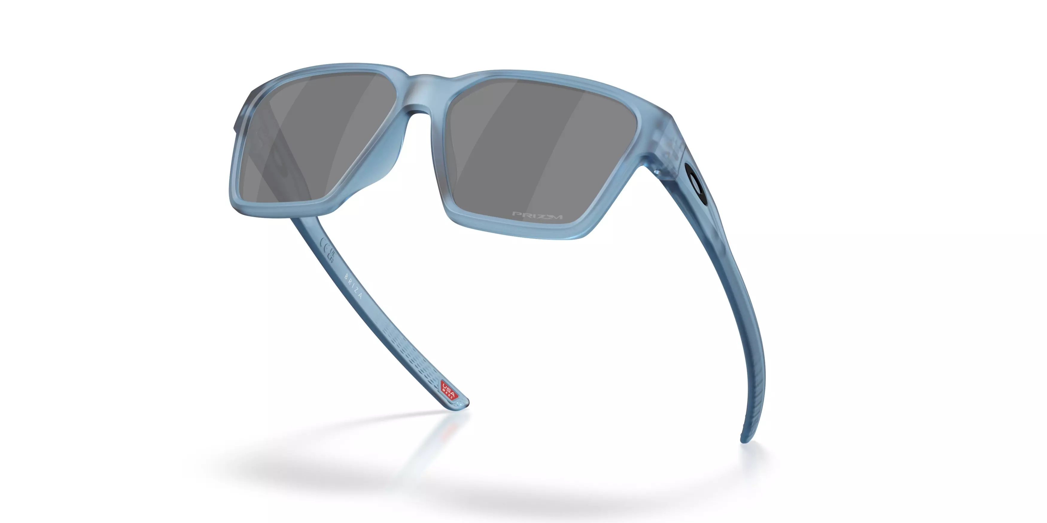Oakley Briza Prizm Black Iridium Sunglasses – Matte Transparent Stonewash - BLUE