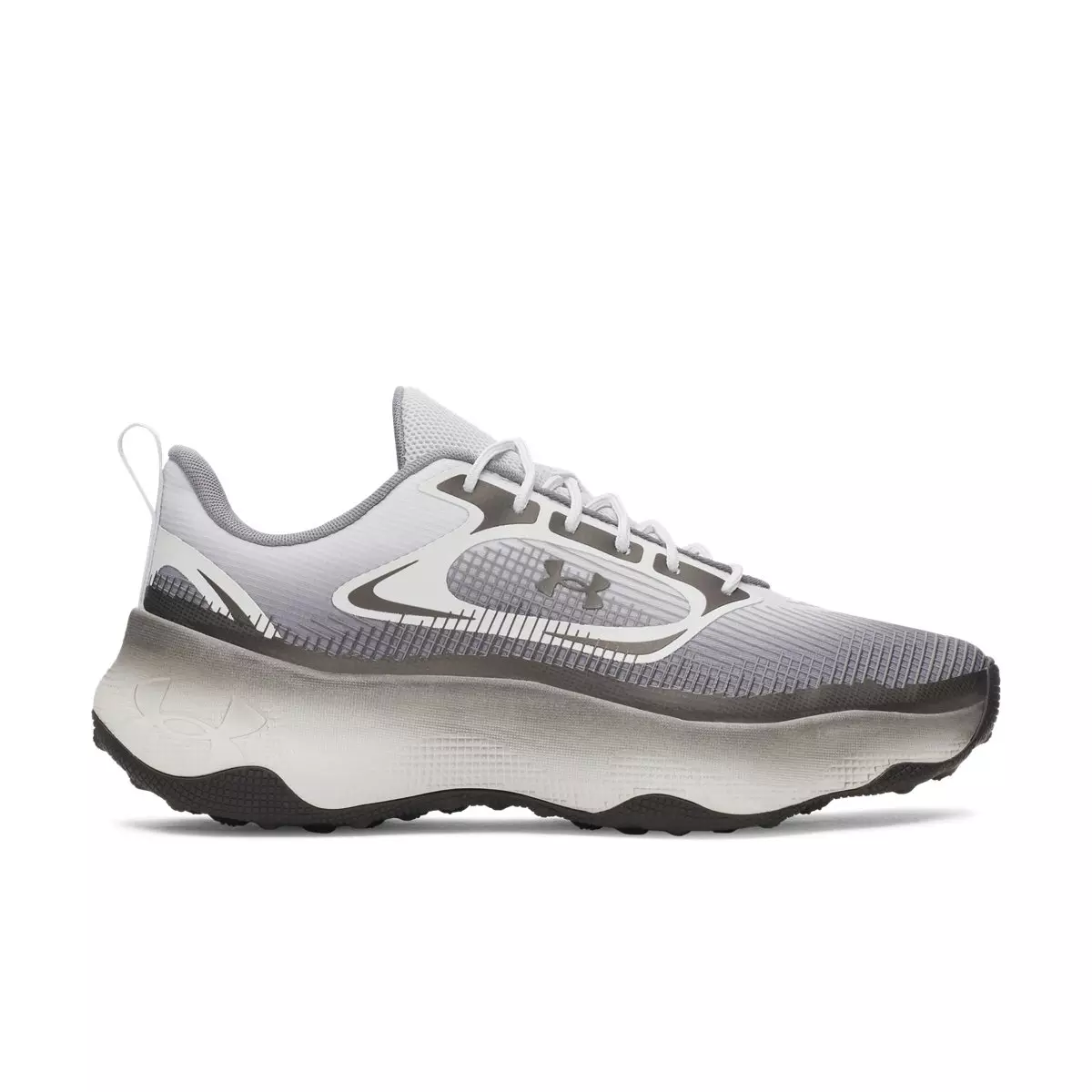 Under Armour Pulse "Halo Grey/Titan Grey/Metallic Black" Men's Running Shoe - GREY/GREY/BLACK