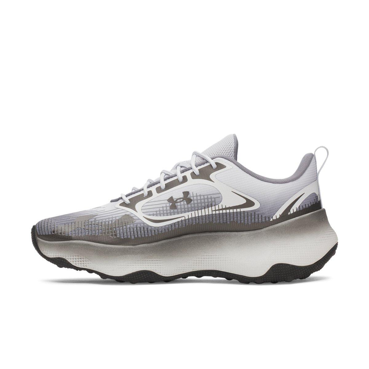 Under Armour Pulse "Halo Grey/Titan Grey/Metallic Black" Men's Running Shoe - GREY/GREY/BLACK