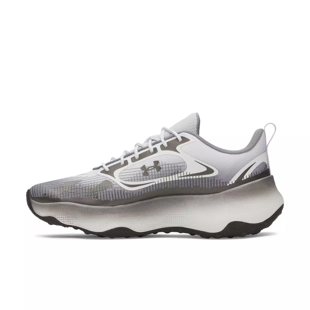 Under Armour Pulse "Halo Grey/Titan Grey/Metallic Black" Men's Running Shoe - GREY/GREY/BLACK