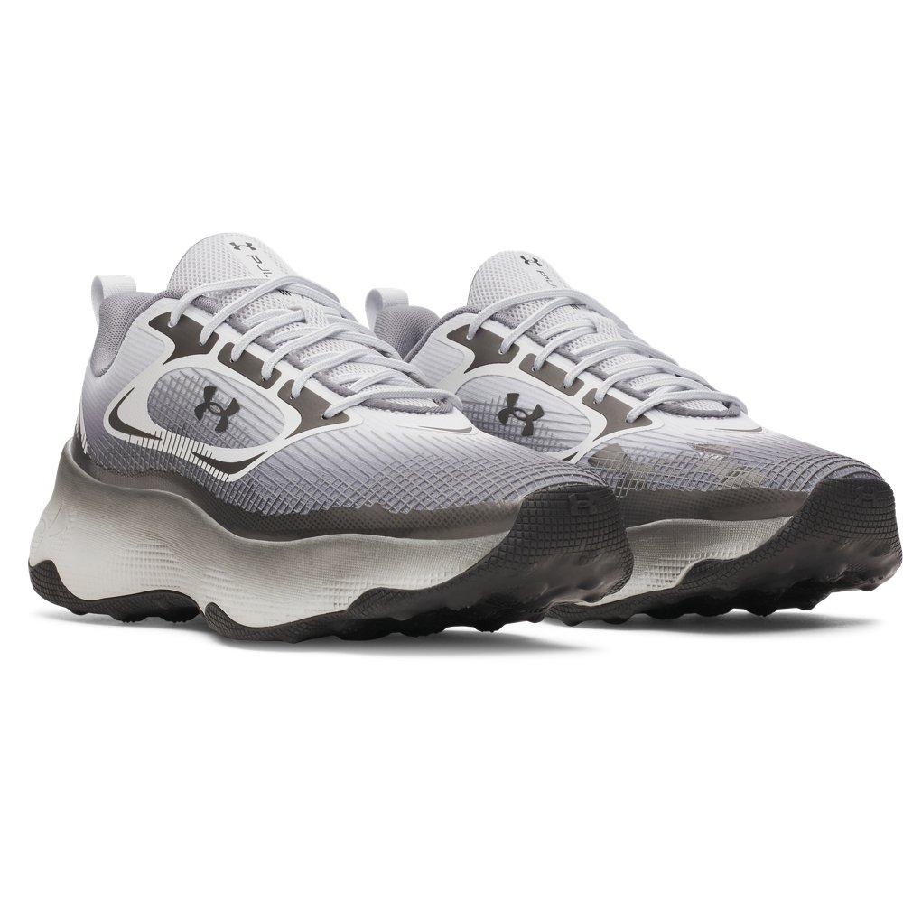 Under Armour Pulse "Halo Grey/Titan Grey/Metallic Black" Men's Running Shoe - GREY/GREY/BLACK