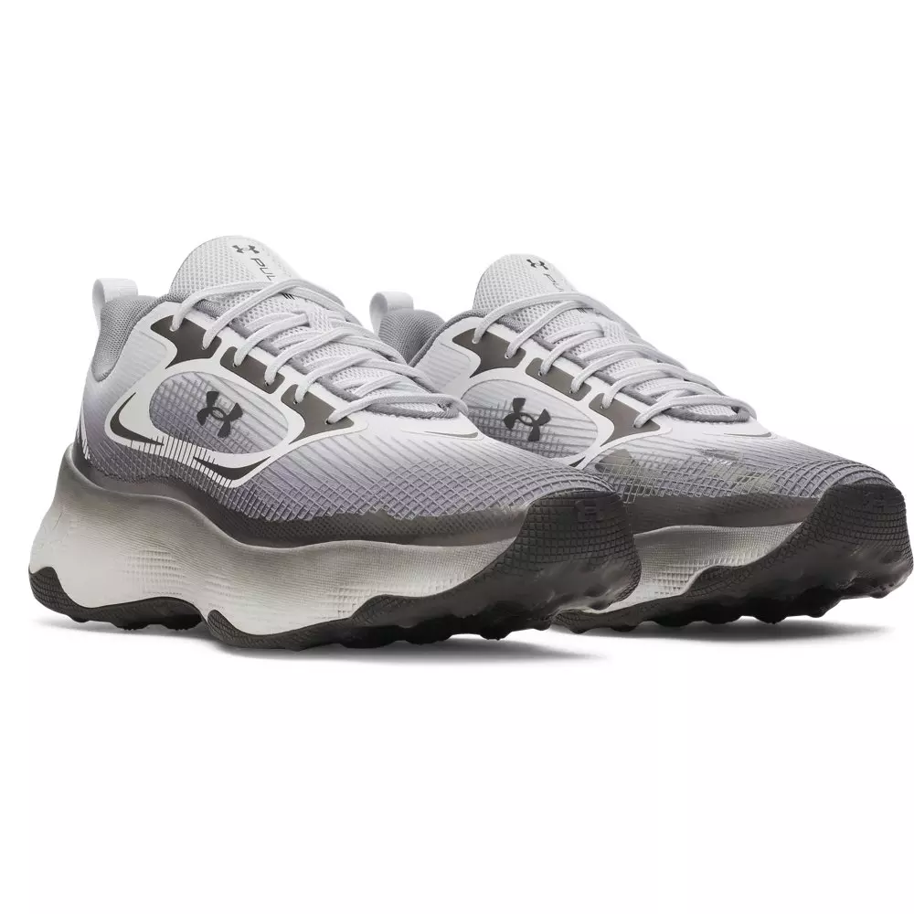 Under Armour Pulse "Halo Grey/Titan Grey/Metallic Black" Men's Running Shoe - GREY/GREY/BLACK