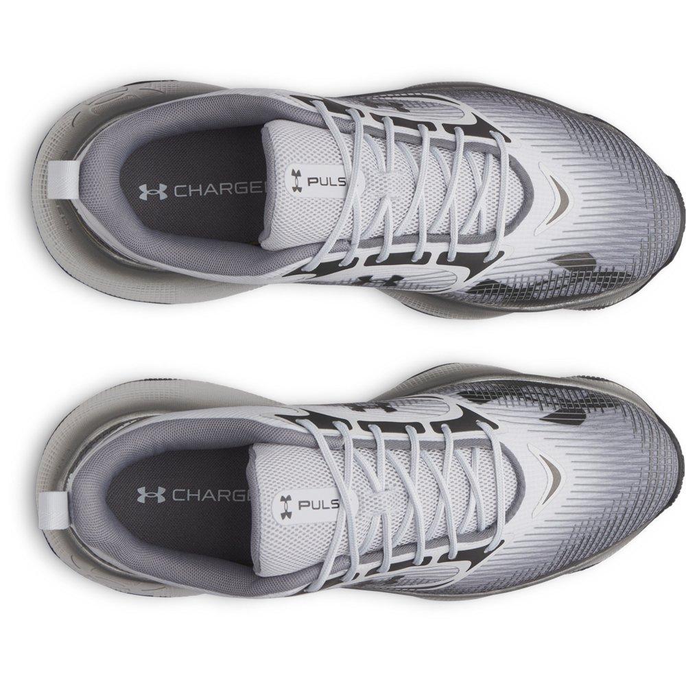 Under Armour Pulse "Halo Grey/Titan Grey/Metallic Black" Men's Running Shoe - GREY/GREY/BLACK