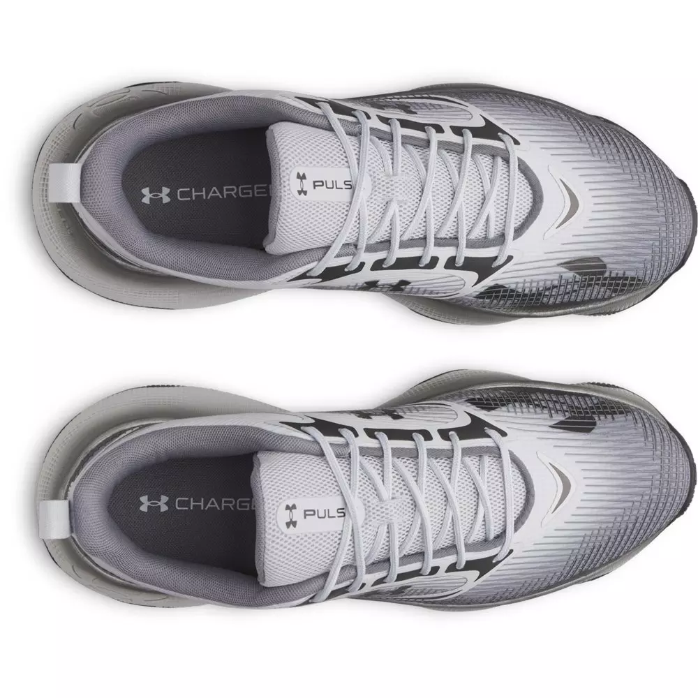 Under Armour Pulse "Halo Grey/Titan Grey/Metallic Black" Men's Running Shoe - GREY/GREY/BLACK