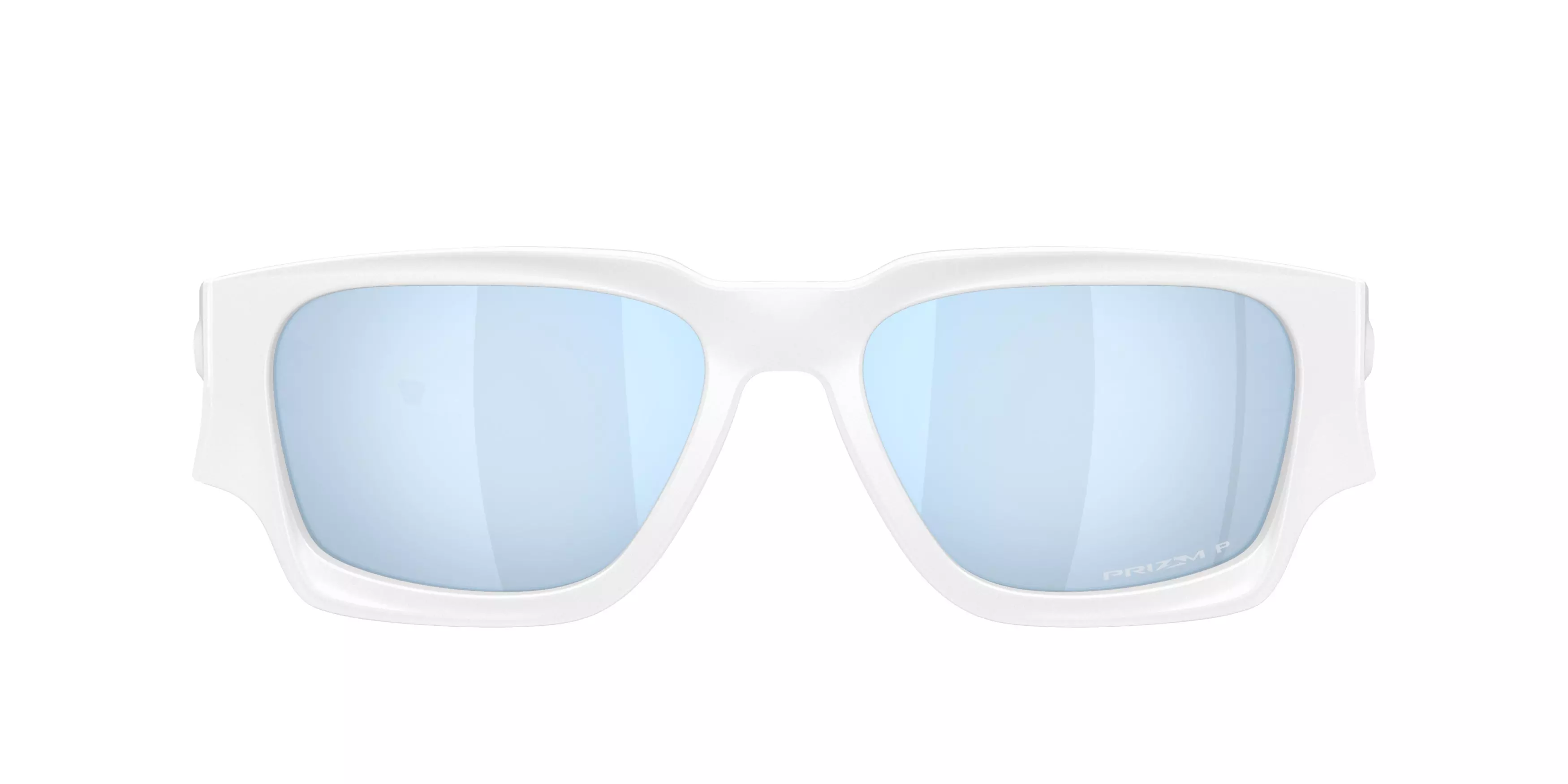 Oakley Instagator Prizm Deep Water Polarized Sunglasses – Matte White - WHITE/BLUE