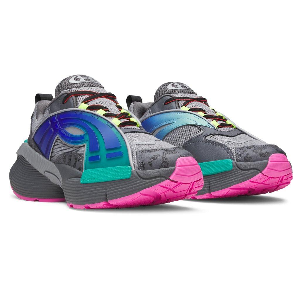 Under Armour Icon 96 Fresh Start "Steel/Castlerock/Team Royal" Unisex Shoe - STEEL/CASTLEROCK/ROYAL Thumbnail View 3