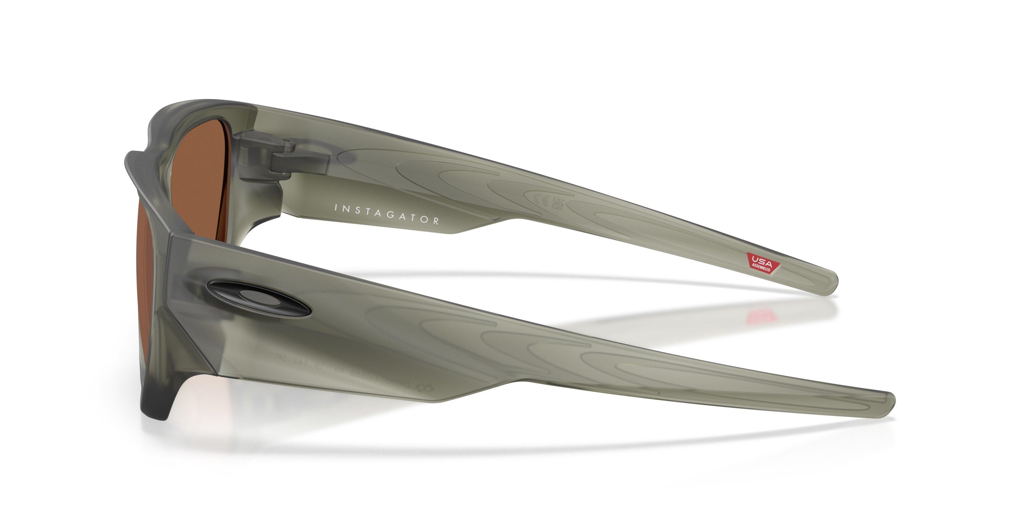 Oakley Instagator Prizm Tungsten Polarized Sunglasses &ndash; Matte Olive Ink - OLIVE Thumbnail View 6