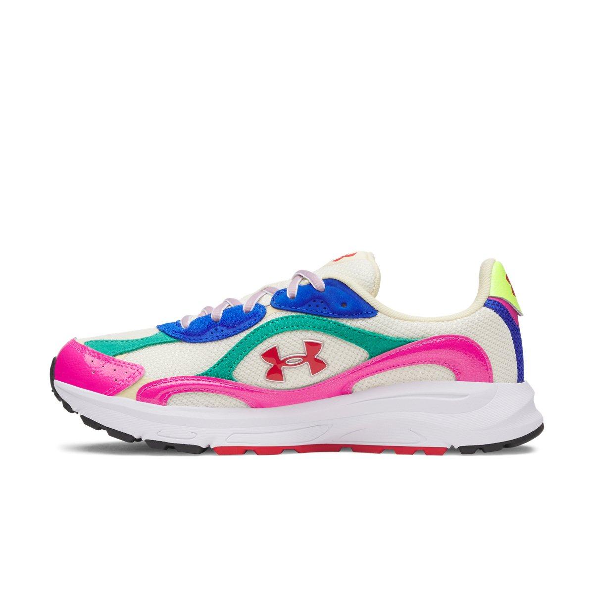 Under Armour Tech Runner Fresh Set "Winter White/White/Team Royal" Unisex Running Shoe - WHITE/WHITE/ROYAL Thumbnail View 2