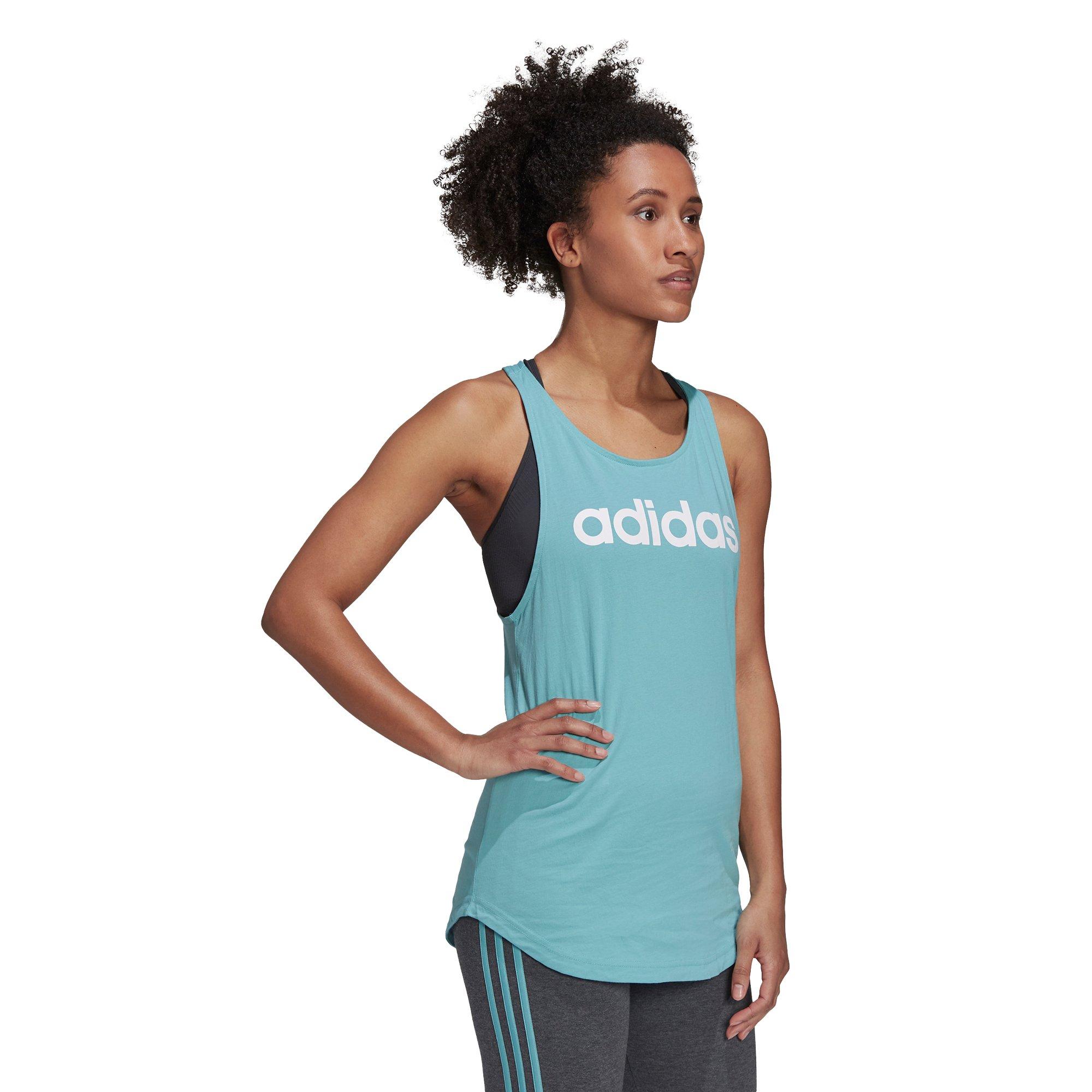 Adidas women's essentials sale linear loose tank top