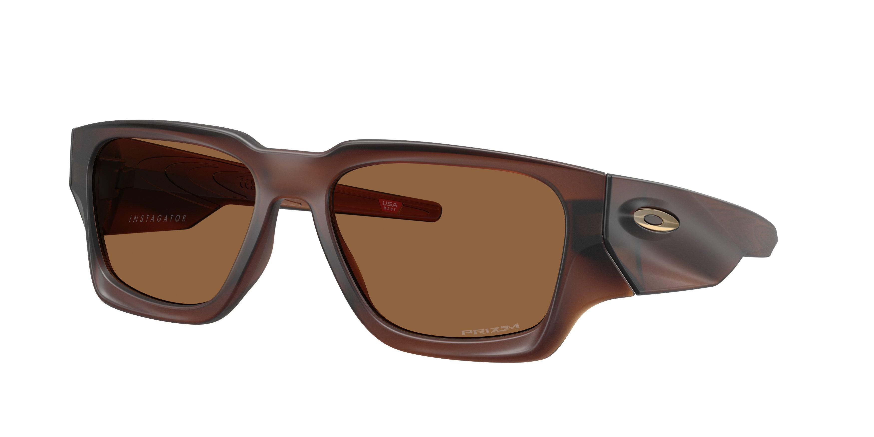 Oakley Instagator Prizm Bronze Sunglasses &ndash; Matte Rootbeer - BROWN Thumbnail View 1