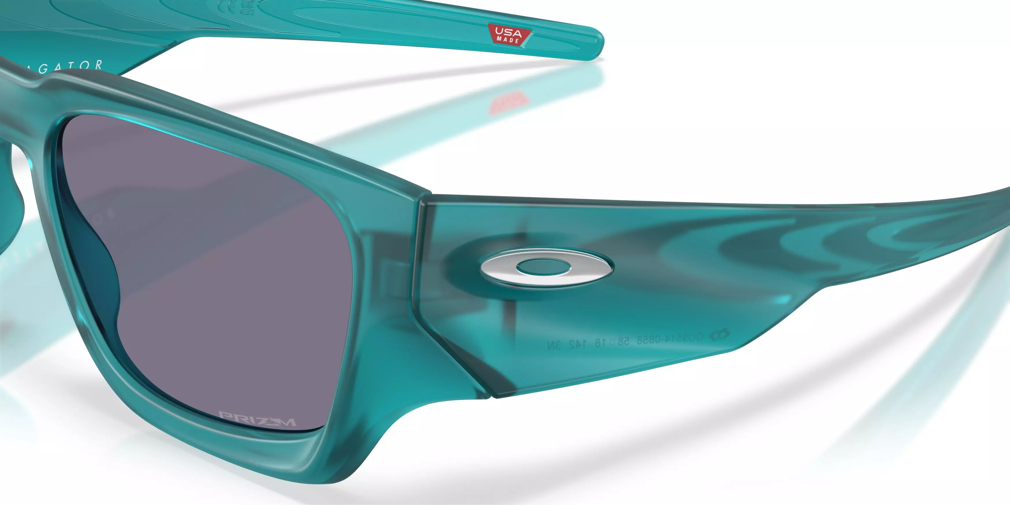Oakley Instagator Prizm Grey Sunglasses – Matte Transparent Artic Surf - BLUE/GREY