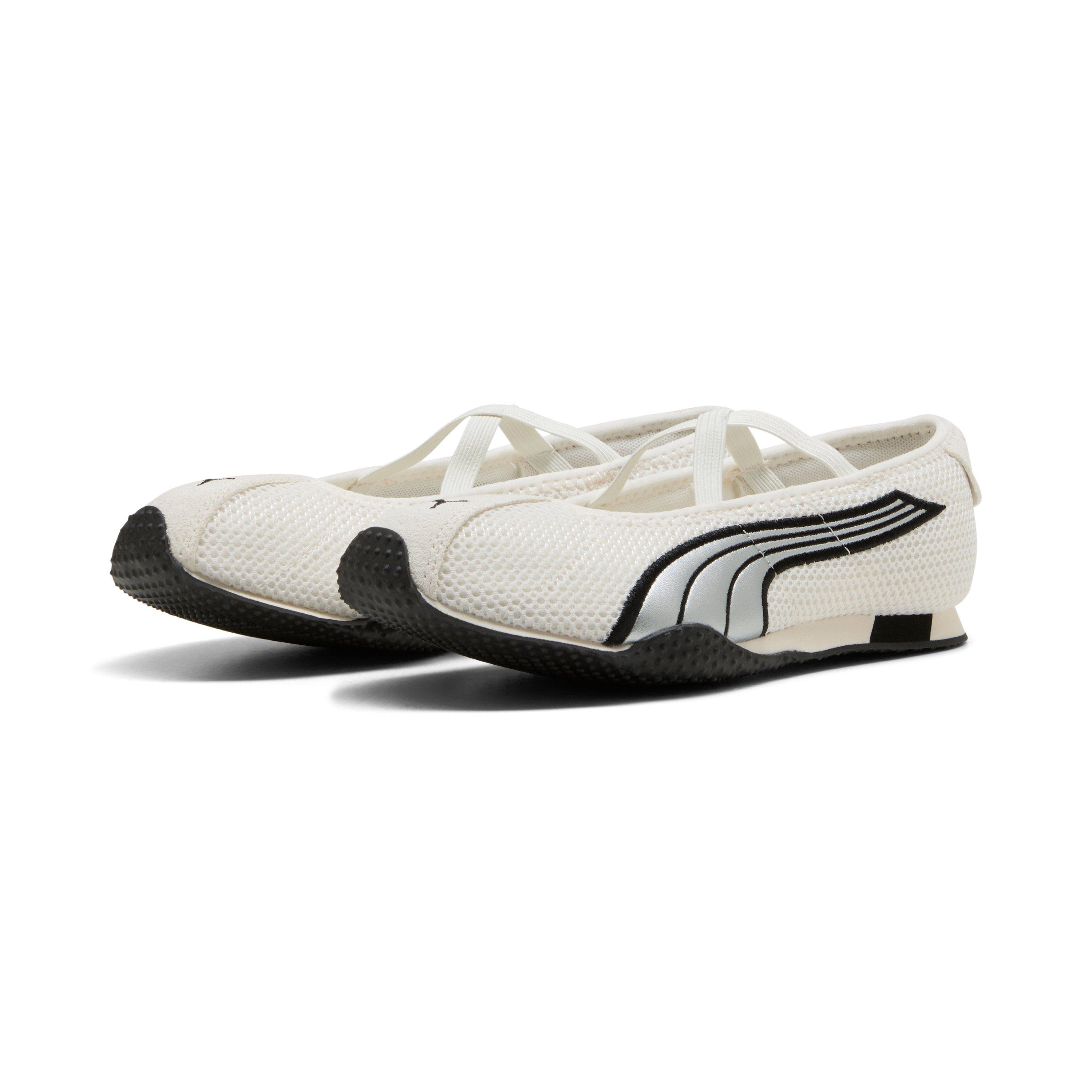 PUMA H-Street Ballet "Warm White/PUMA Silver" Women's Shoe - WHITE/SILVER Thumbnail View 3