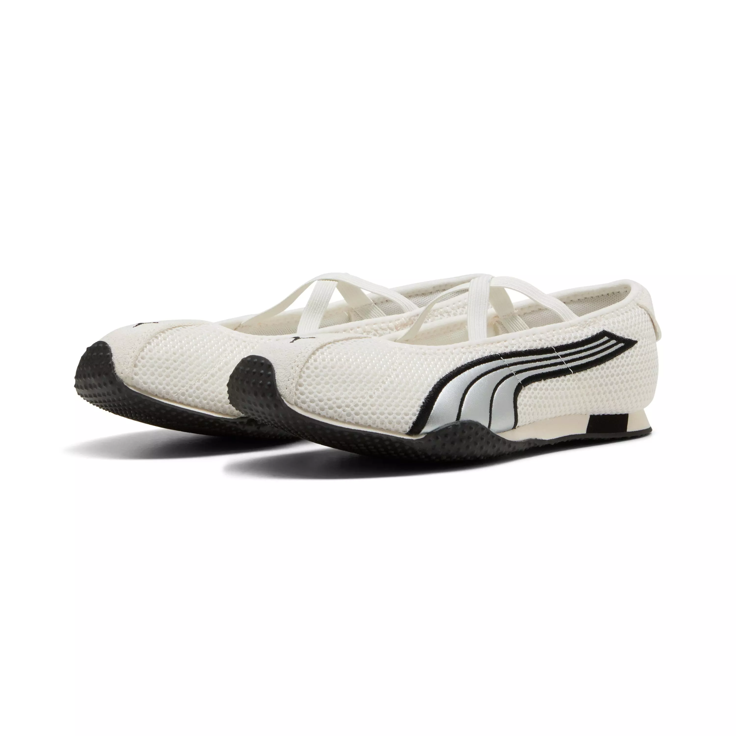 PUMA H-Street Ballet "Warm White/PUMA Silver" Women's Shoe - WHITE/SILVER