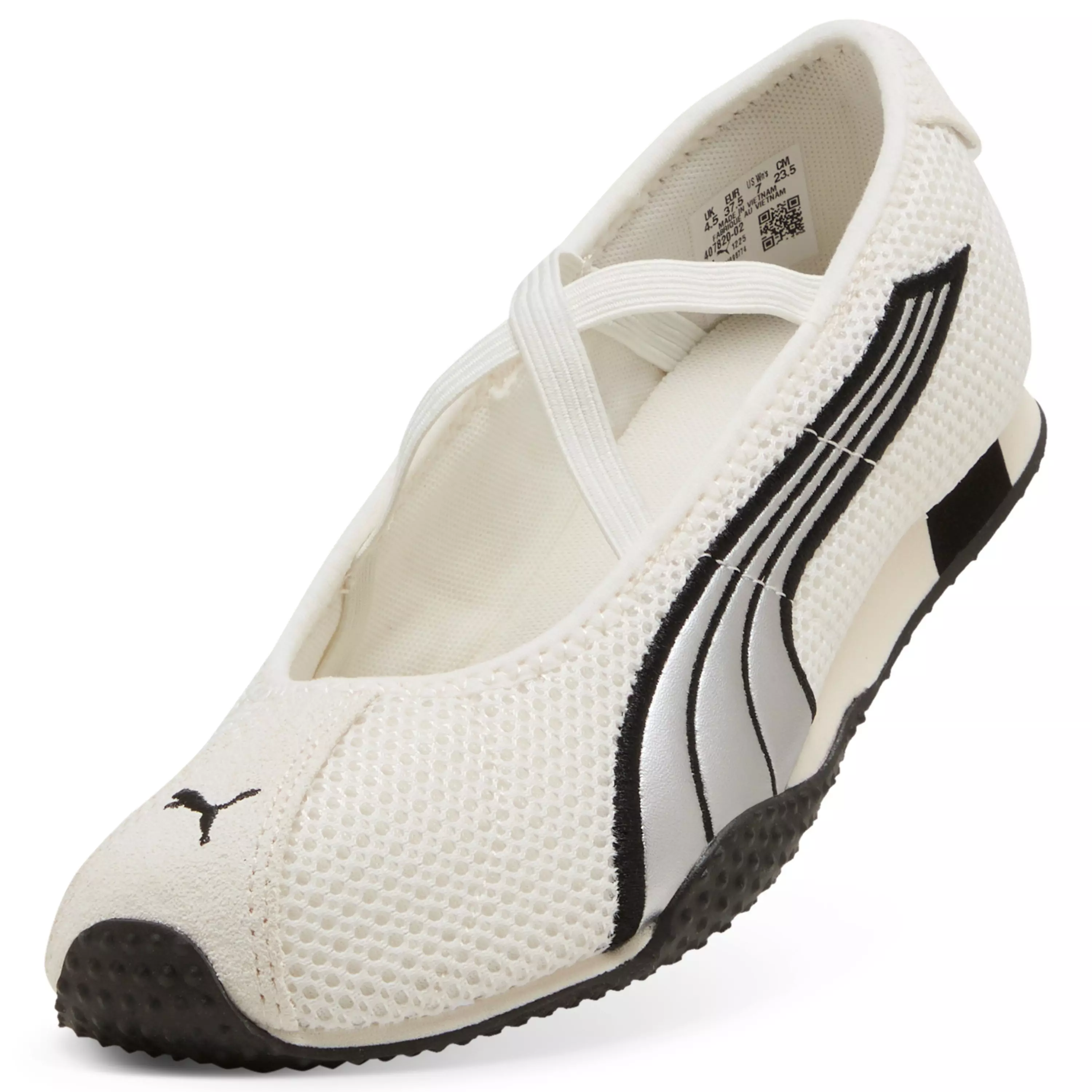 PUMA H-Street Ballet "Warm White/PUMA Silver" Women's Shoe - WHITE/SILVER