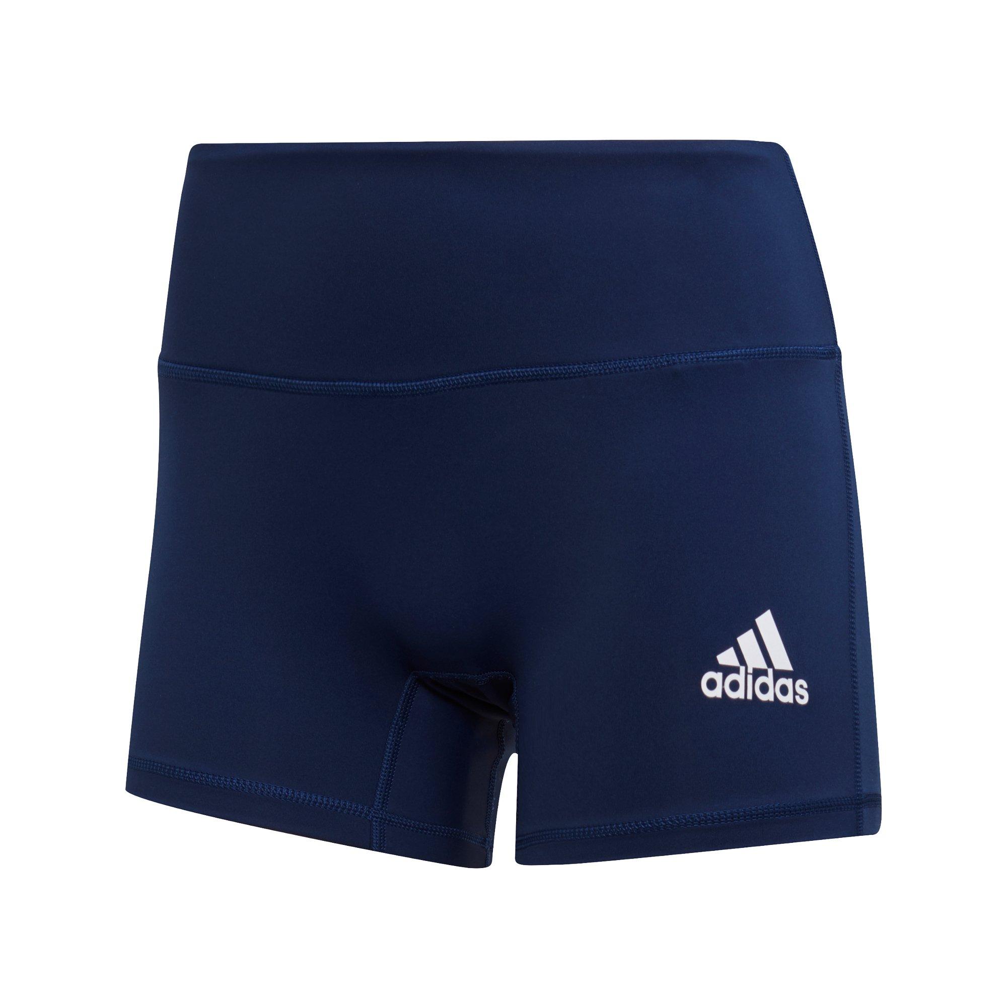 adidas Women's 4in Navy Compression Short Leggings - Hibbett